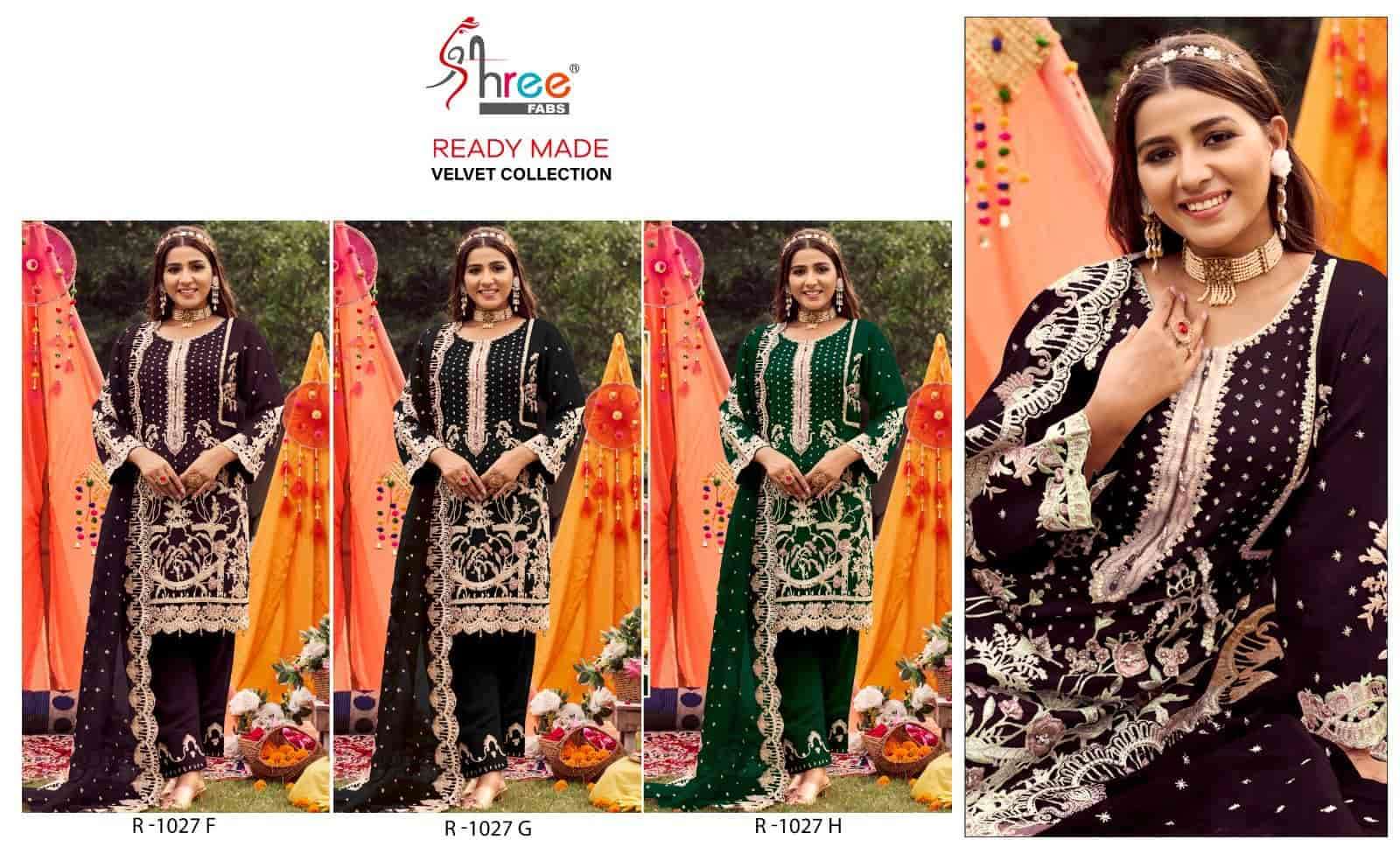 Shree Fabs Velvet Party Wear Salwar Suit view 5