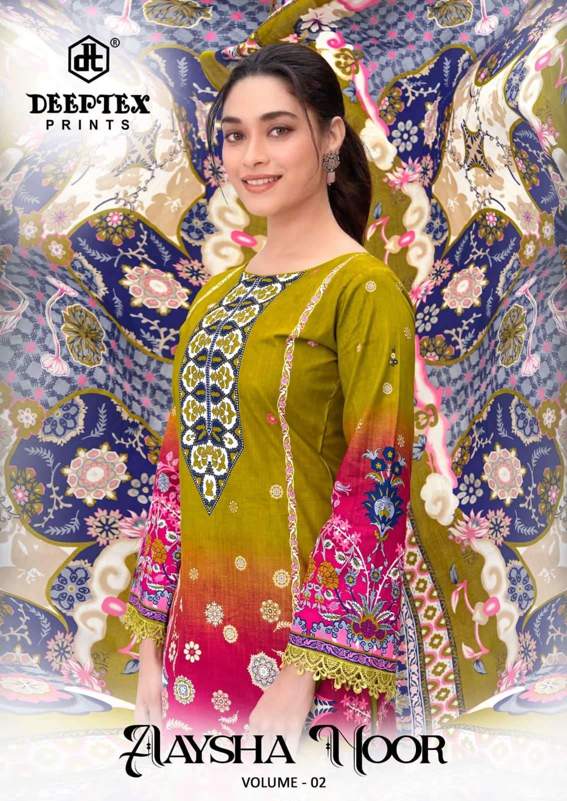 Deeptex Aaysha Noor Vol 2 Fancy Cotton Dress Material view 10