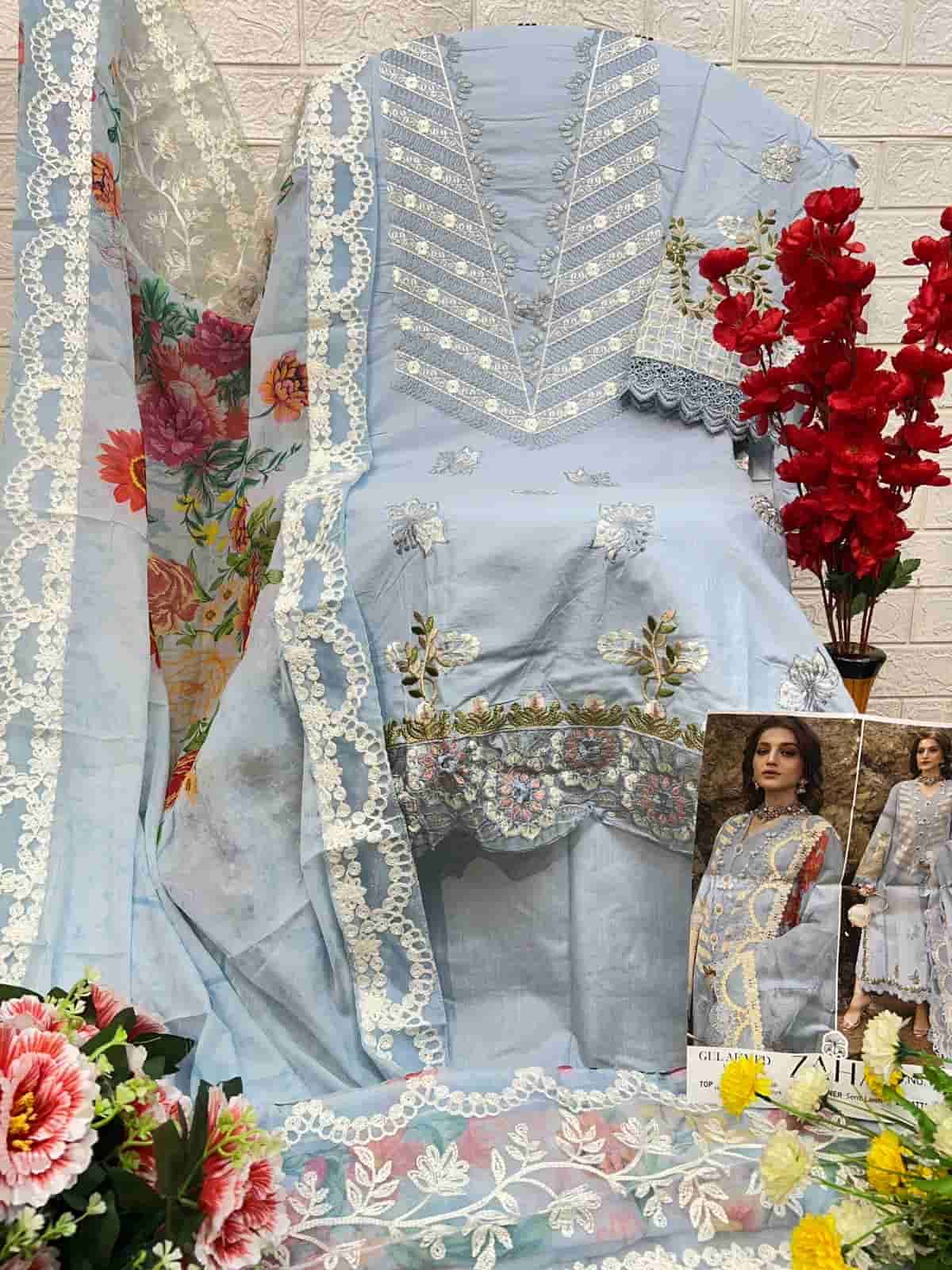 Zaha Gulahmed Vol 2 10331 Colors Pakistani Latest Designer Cotton Suit view 7