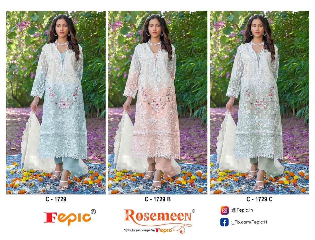 Fepic C 1729 Colors Exclusive Pakistani Dress Unstitch Collection view 4