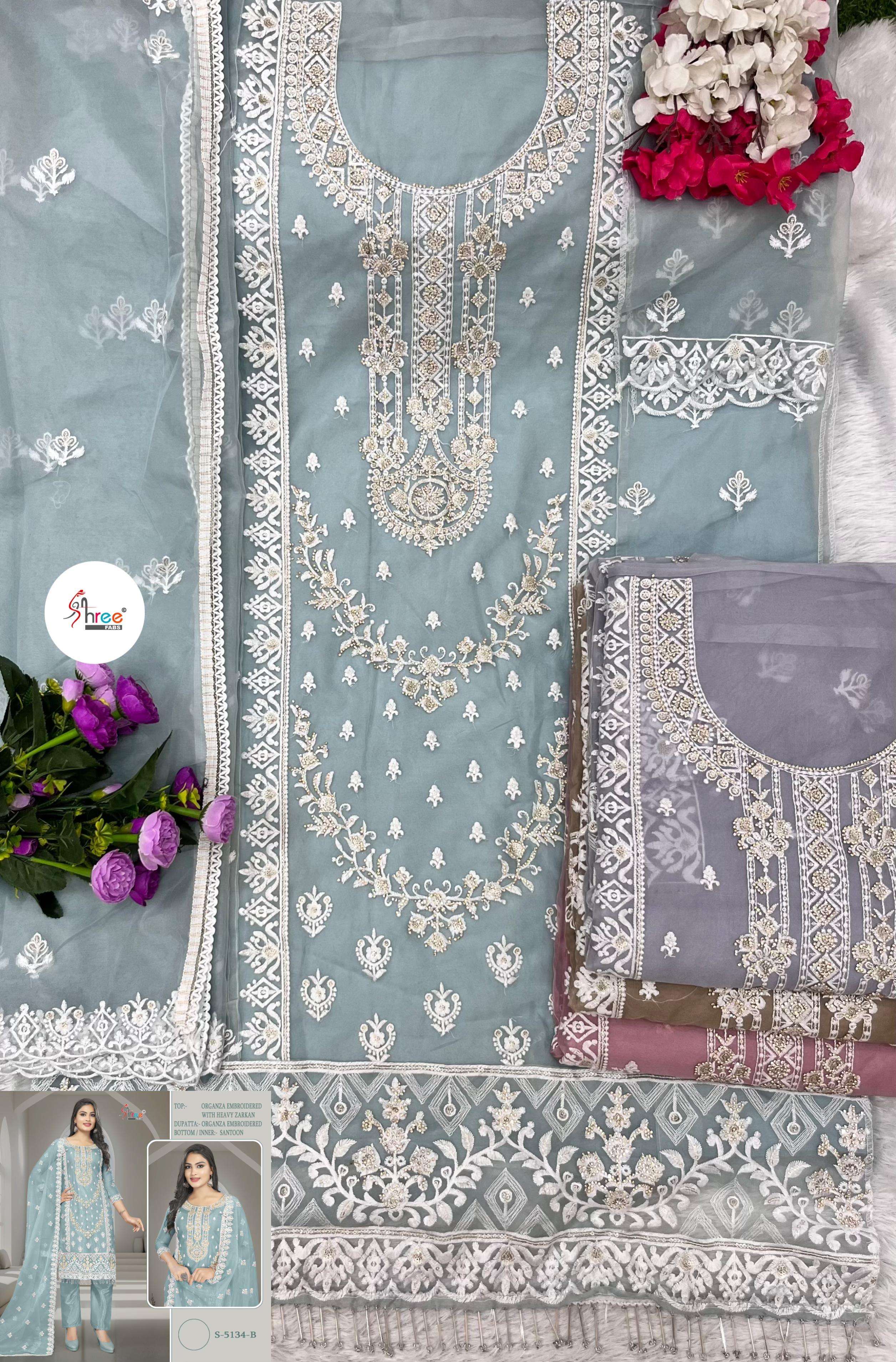 Shree Fabs S 5134 B Exclusive Heavy Embroidered Designer Pakistani Collection view 2
