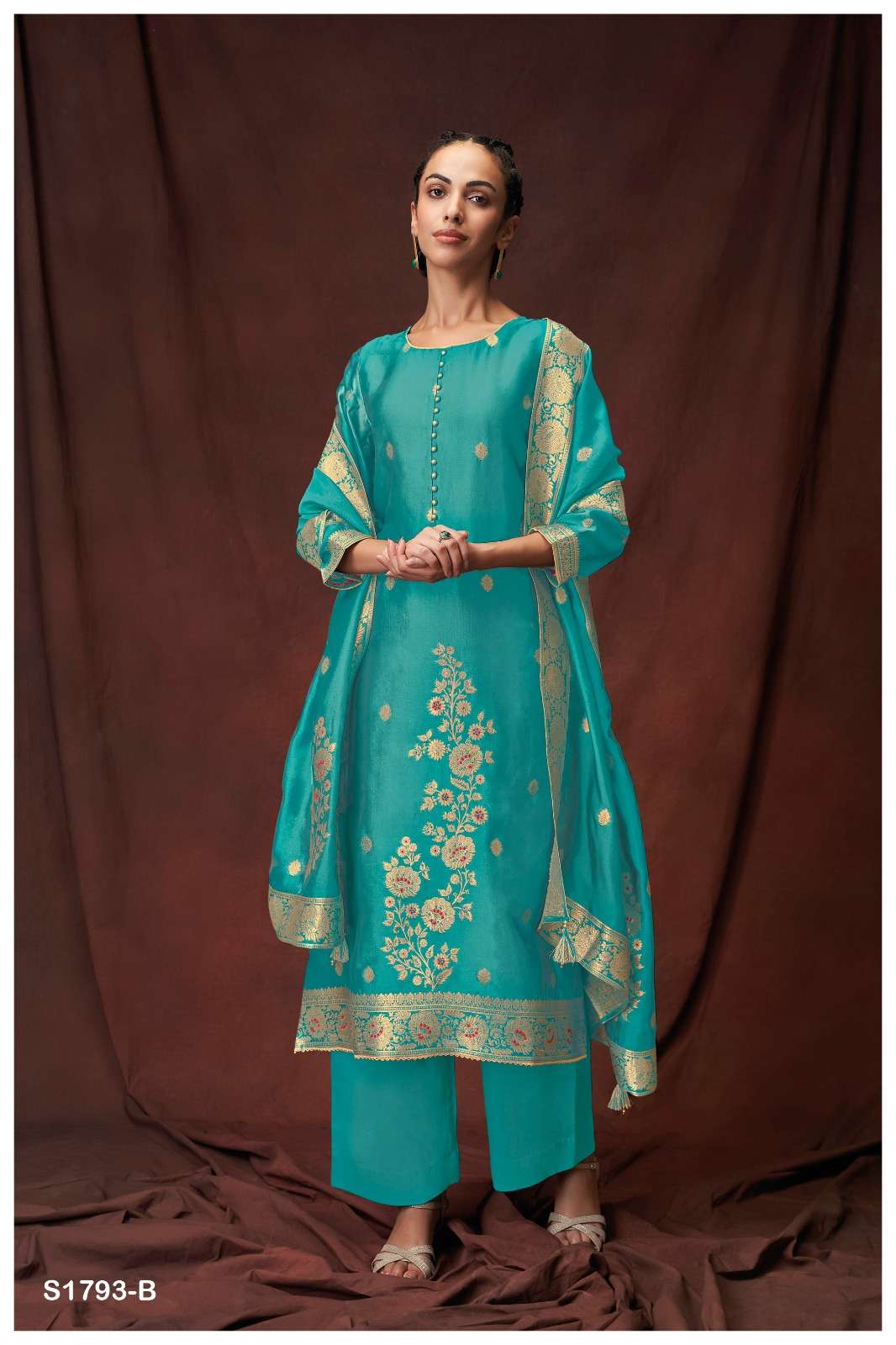 Ganga Barisha 1793 Premium Silk Suit view 3