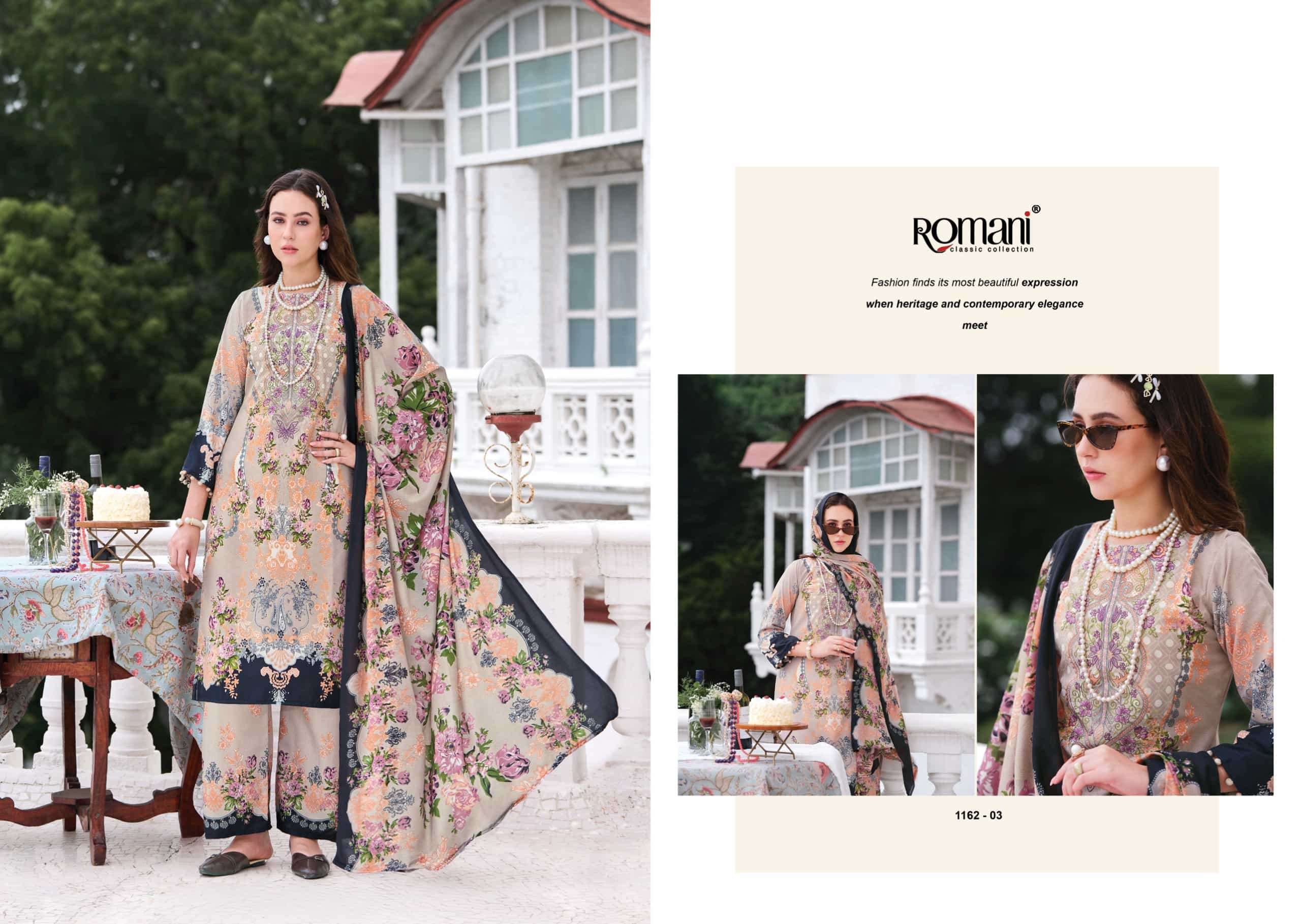Romani Mahira Vol 11 Cotton Dress Material view 2