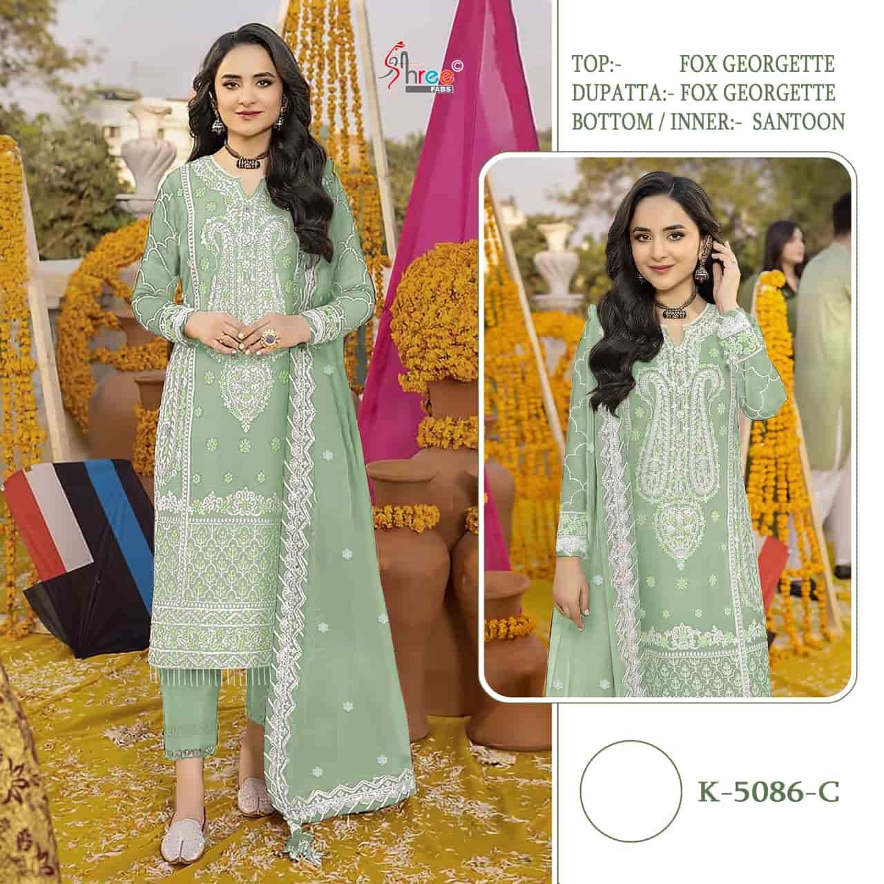 Pakistani Festive Designer Suit K-5086 view 3