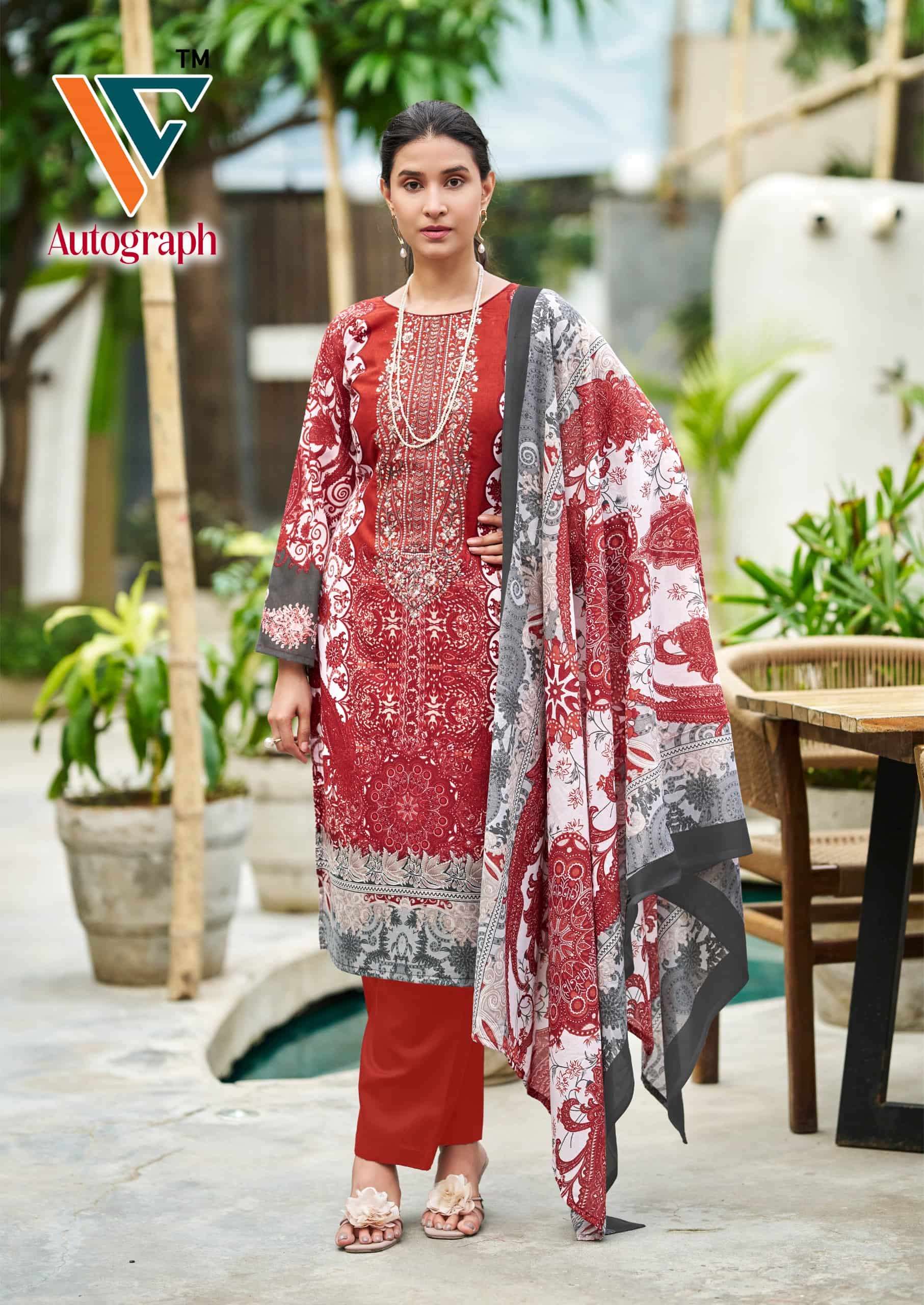 Vandana Fashion Autograph Cotton Dress Material view 10