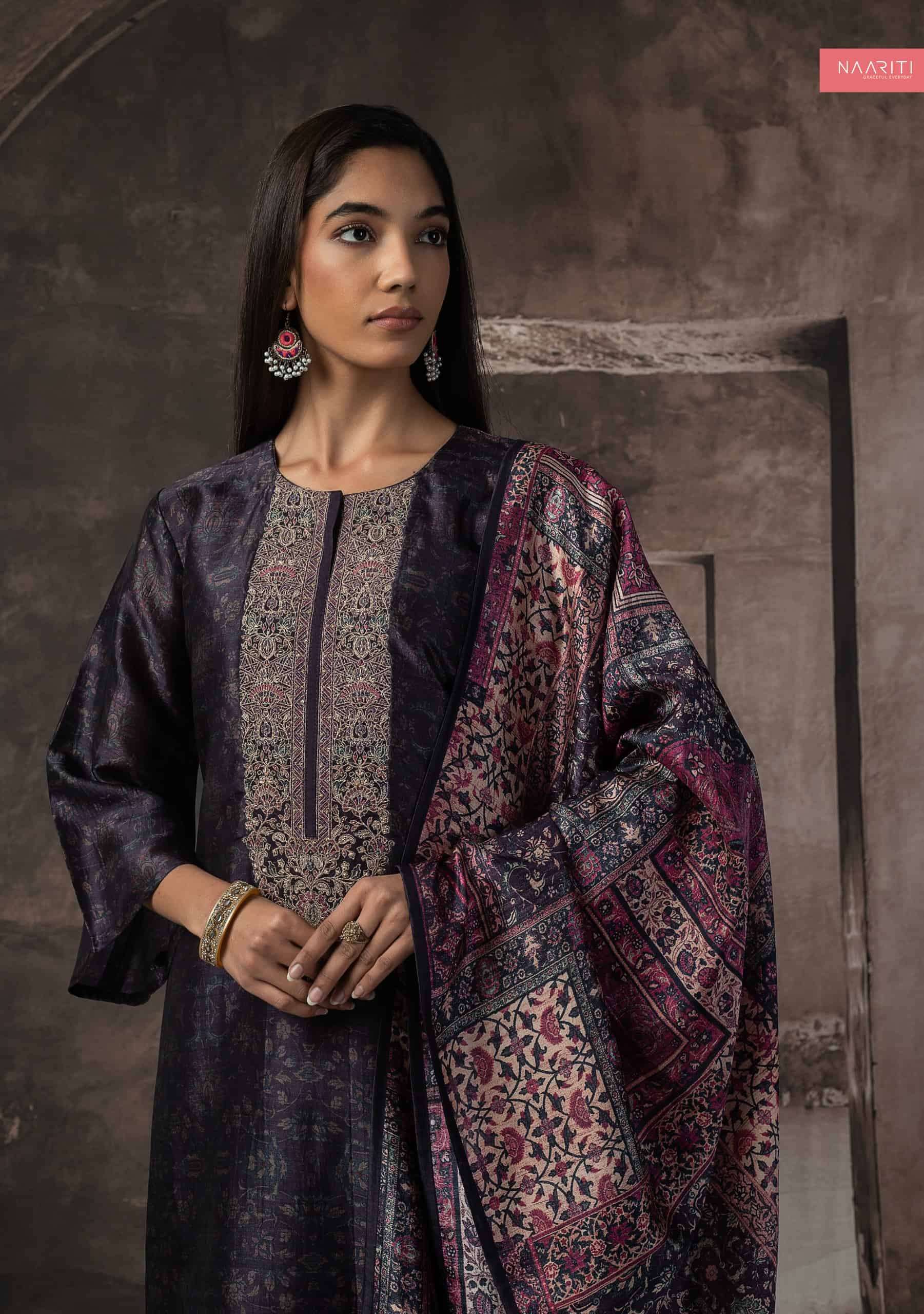Naariti Punika Designer Silk Party Wear Dress Collection view 2