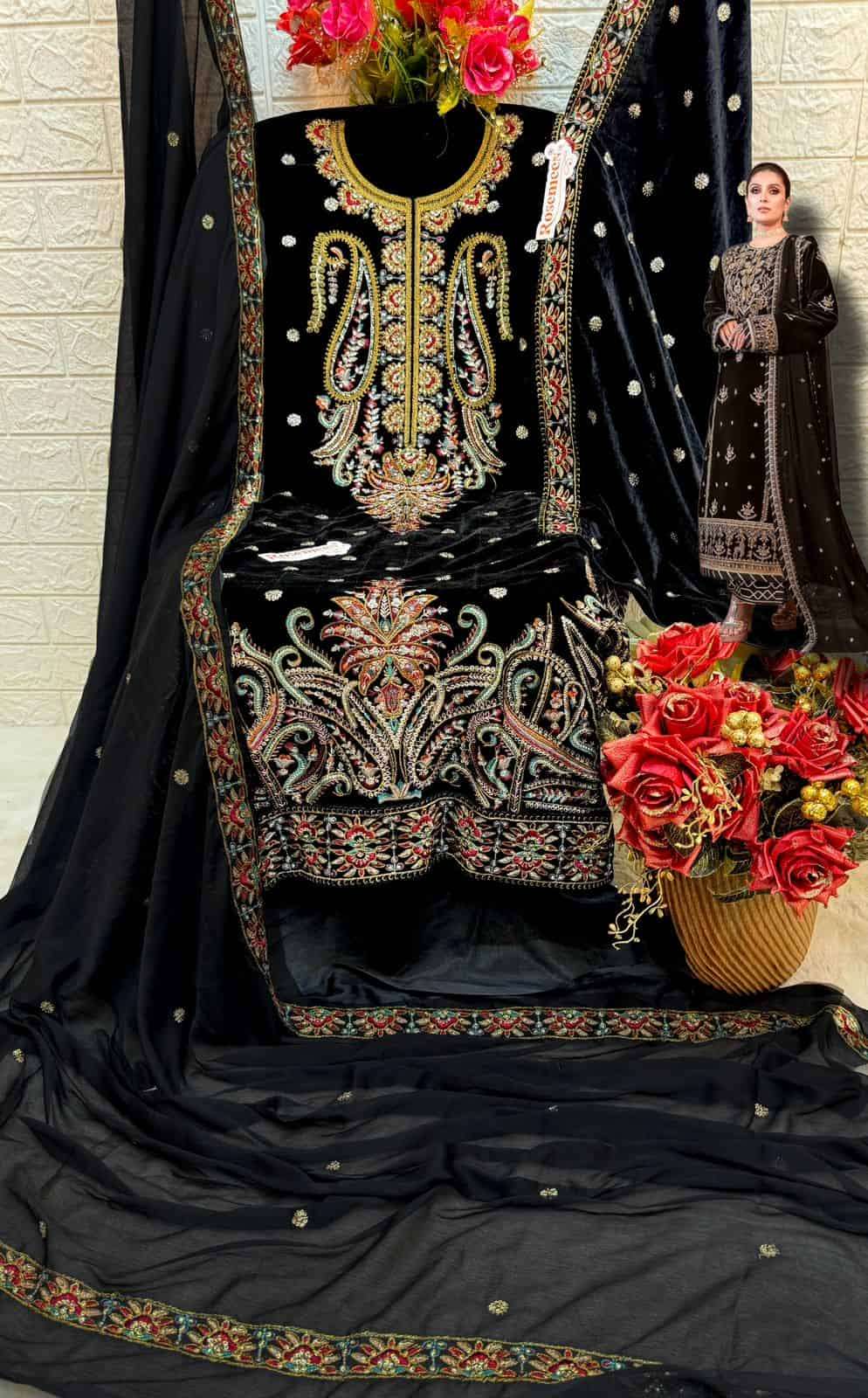 Fepic V 17035 Colors Pakistani Winter Wear Style Designer Salwar Suit Wholesalers view 7
