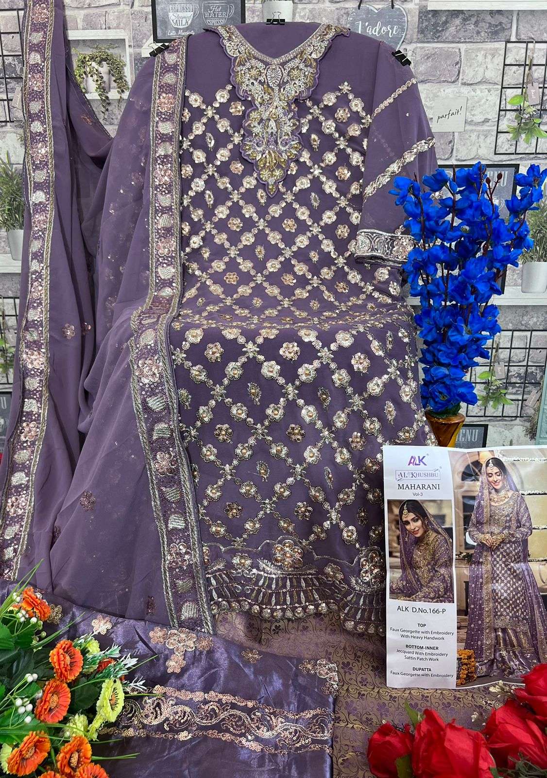 Al Khushbu Maharani Vol 4 Colours 4 Pakistani Suit Designs view 8