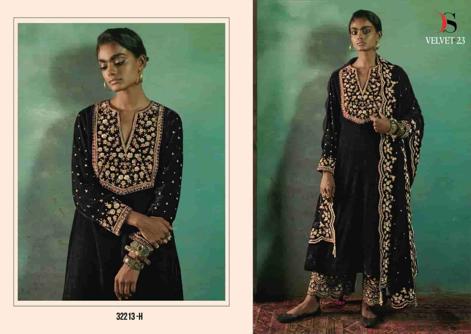 Deepsy D 32213 H Exclusive Party Wear Style Velvet Suit