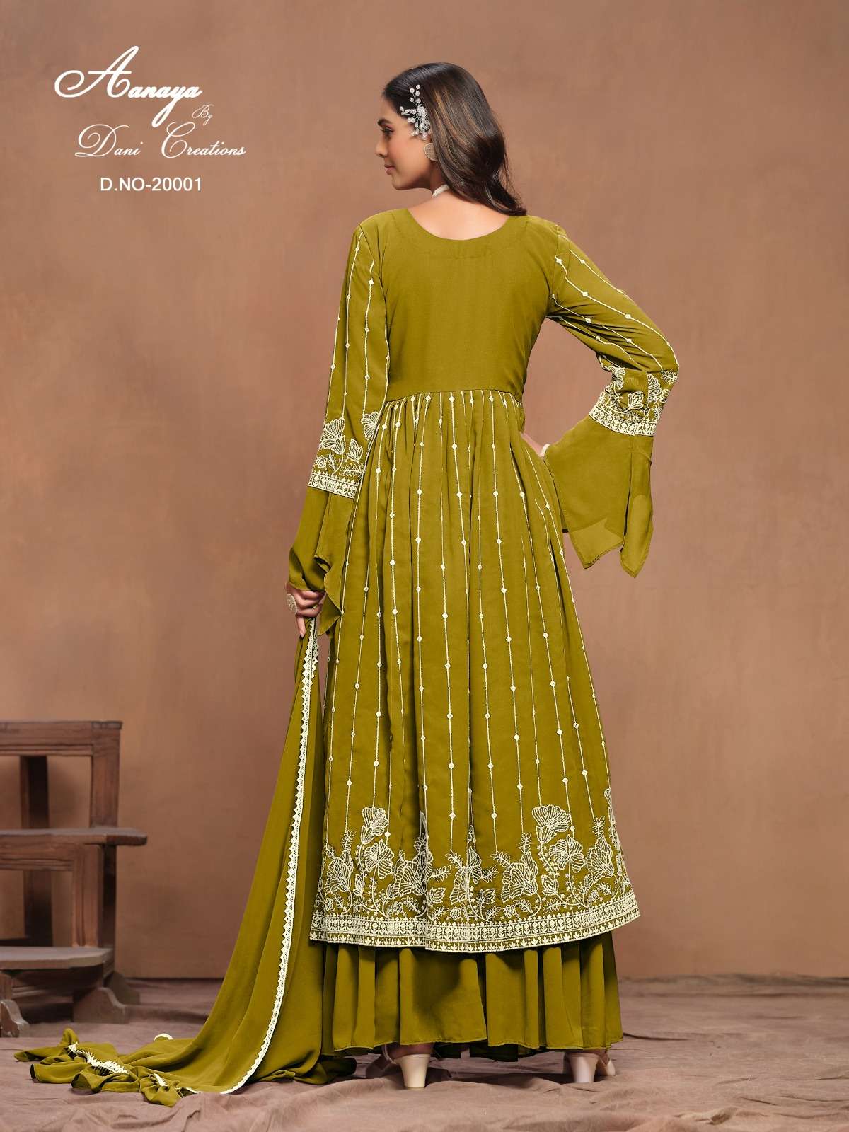 Twisha Aanaya Vol 200 Festive Wear Style Designer Georgette Suit Wholesalers view 8