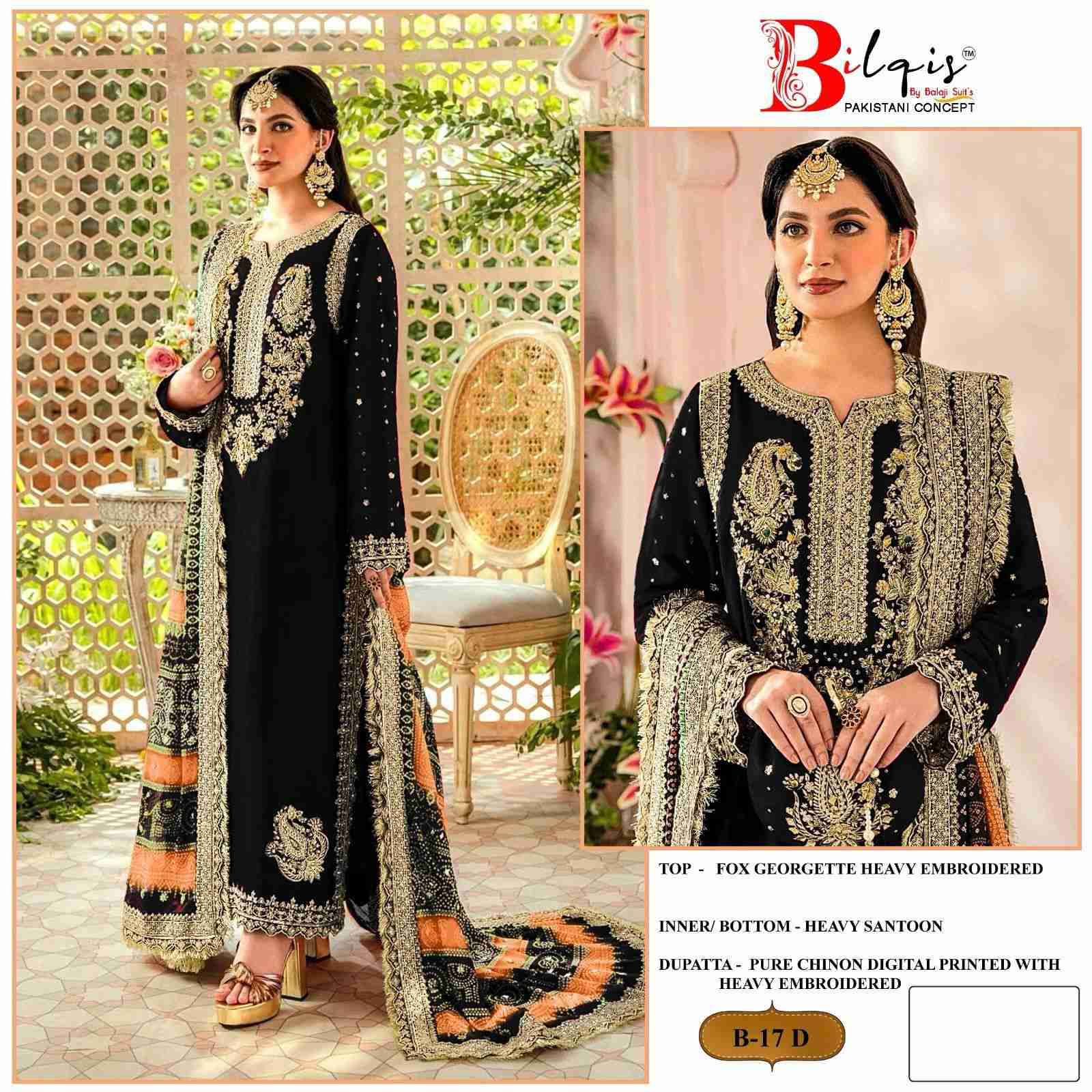 Bilqis B 17 Colors Latest New Designs Pakistani Suit Wholesalers view 5