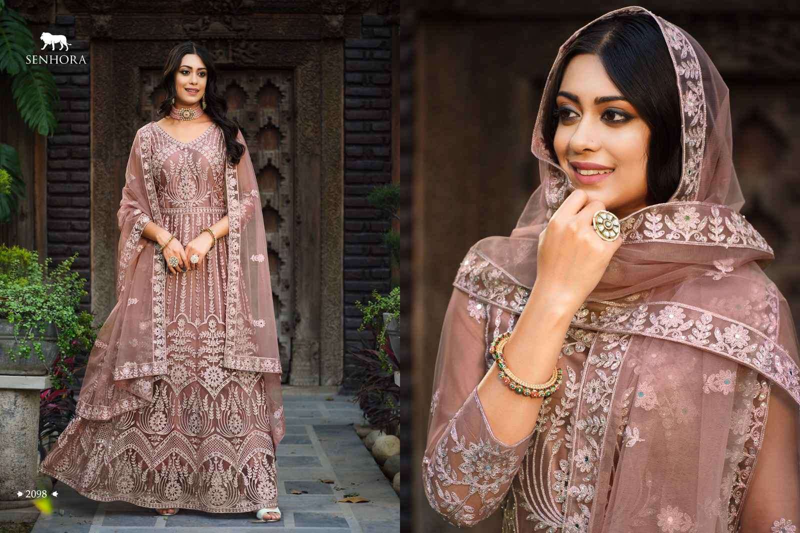 Senhora Amaira 2096 To 2099 Wedding Wear Anarkali Gown Partywear Collection view 9
