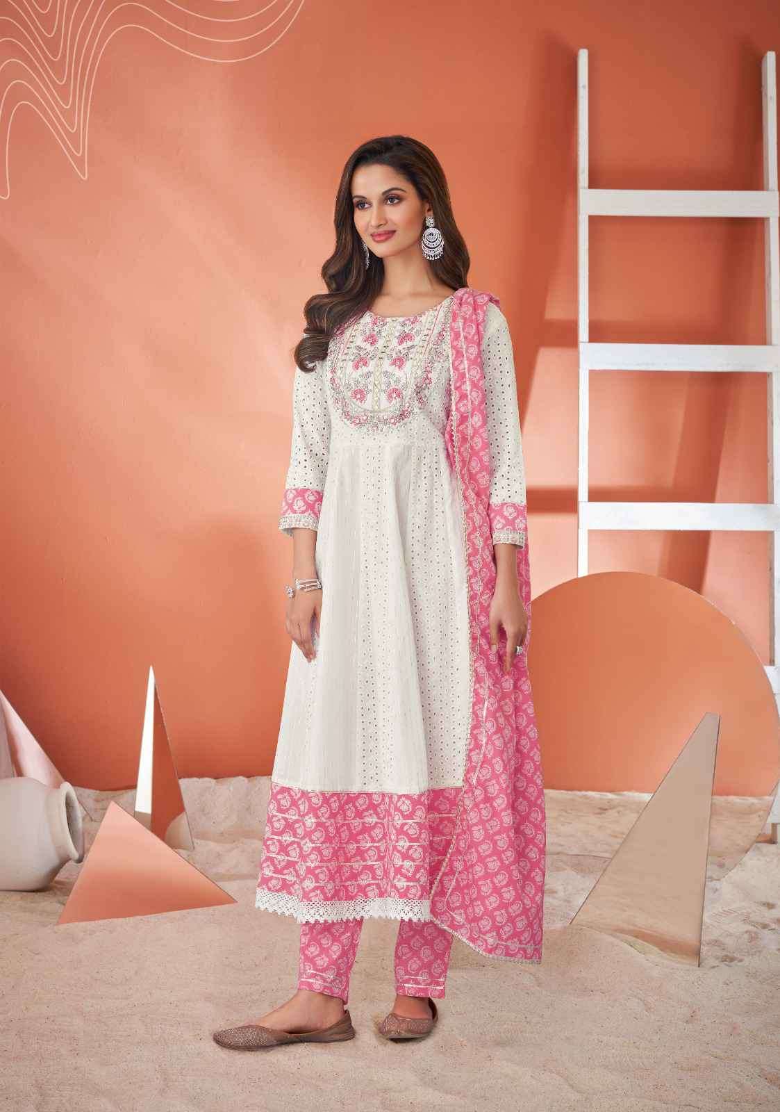 Hiva Anarkali Exclusive Stylish Anarkali Dress Festive Collection New Designs view 7