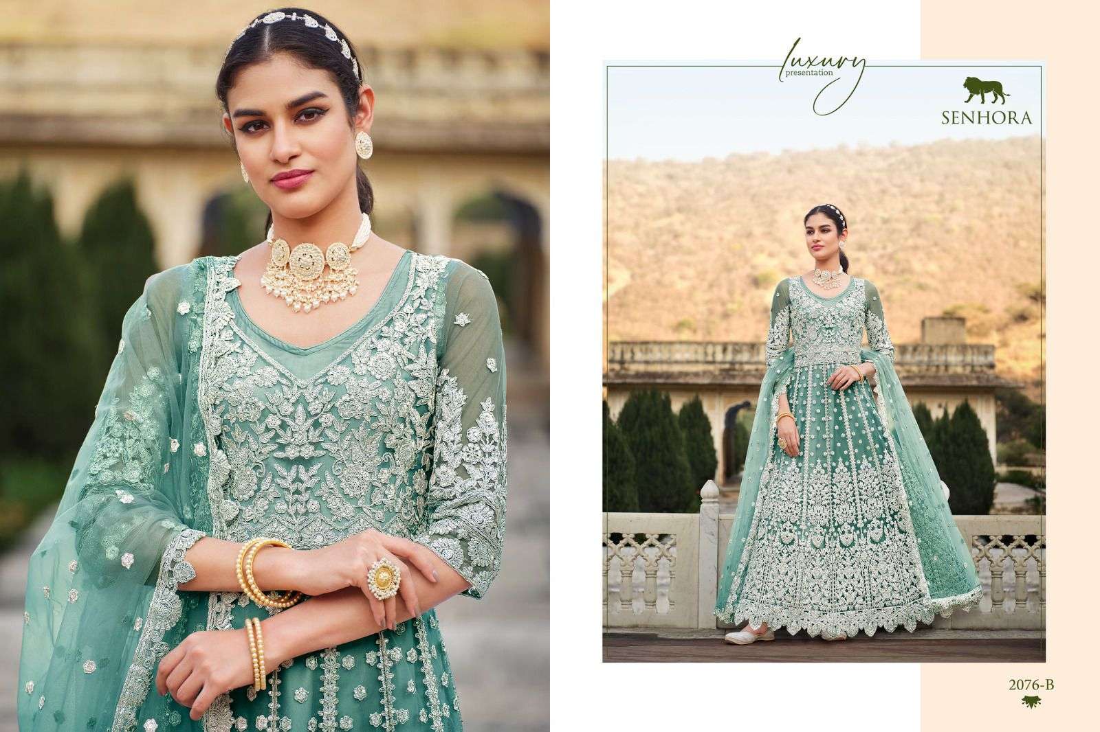 Senhora Anokhi 2076 Colors Latest Designer Anarkali Gown Partywear Collection view 4