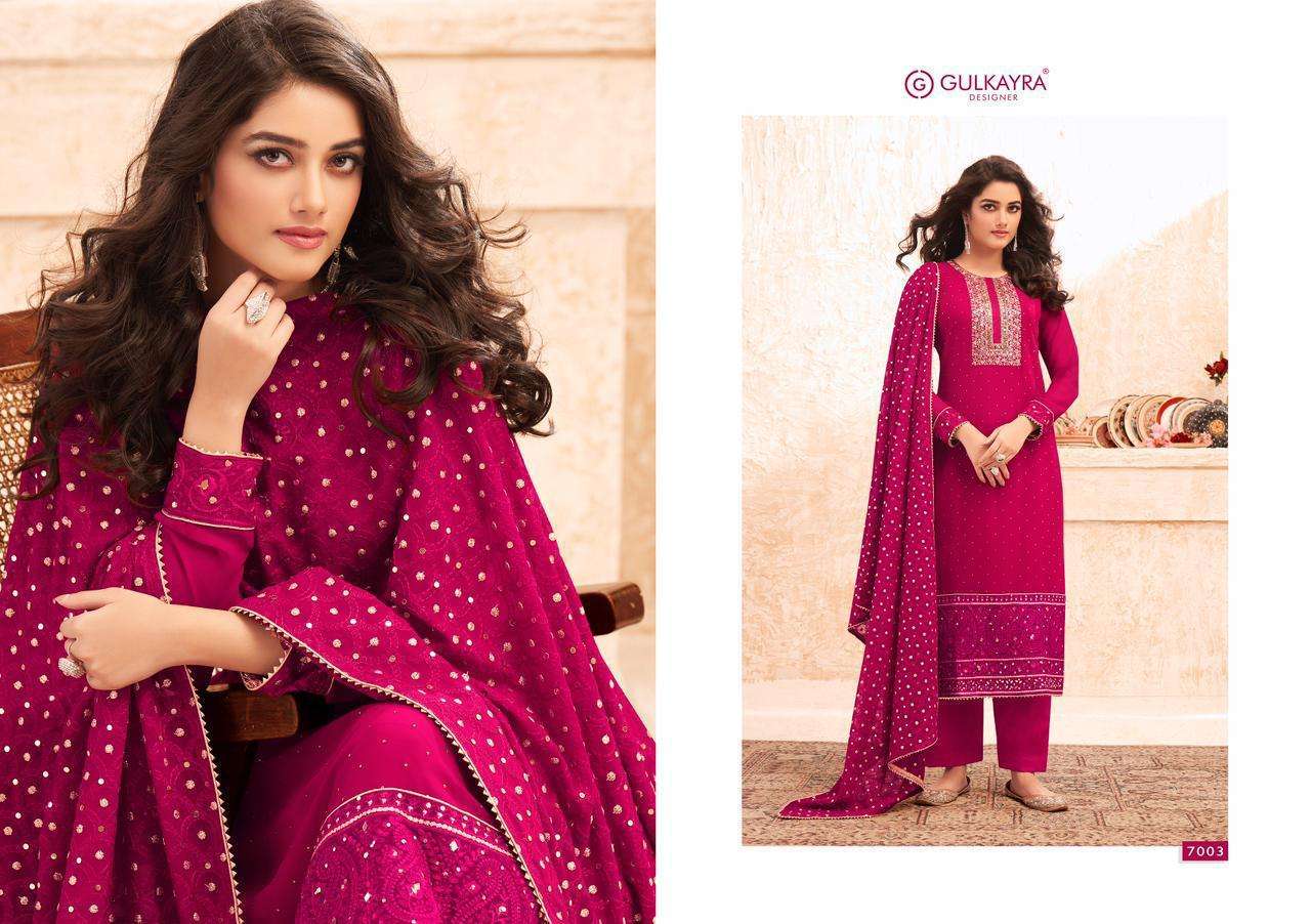 Gulkayra Nazmin Straight Suit party Wear Collection at Best Rate view 5