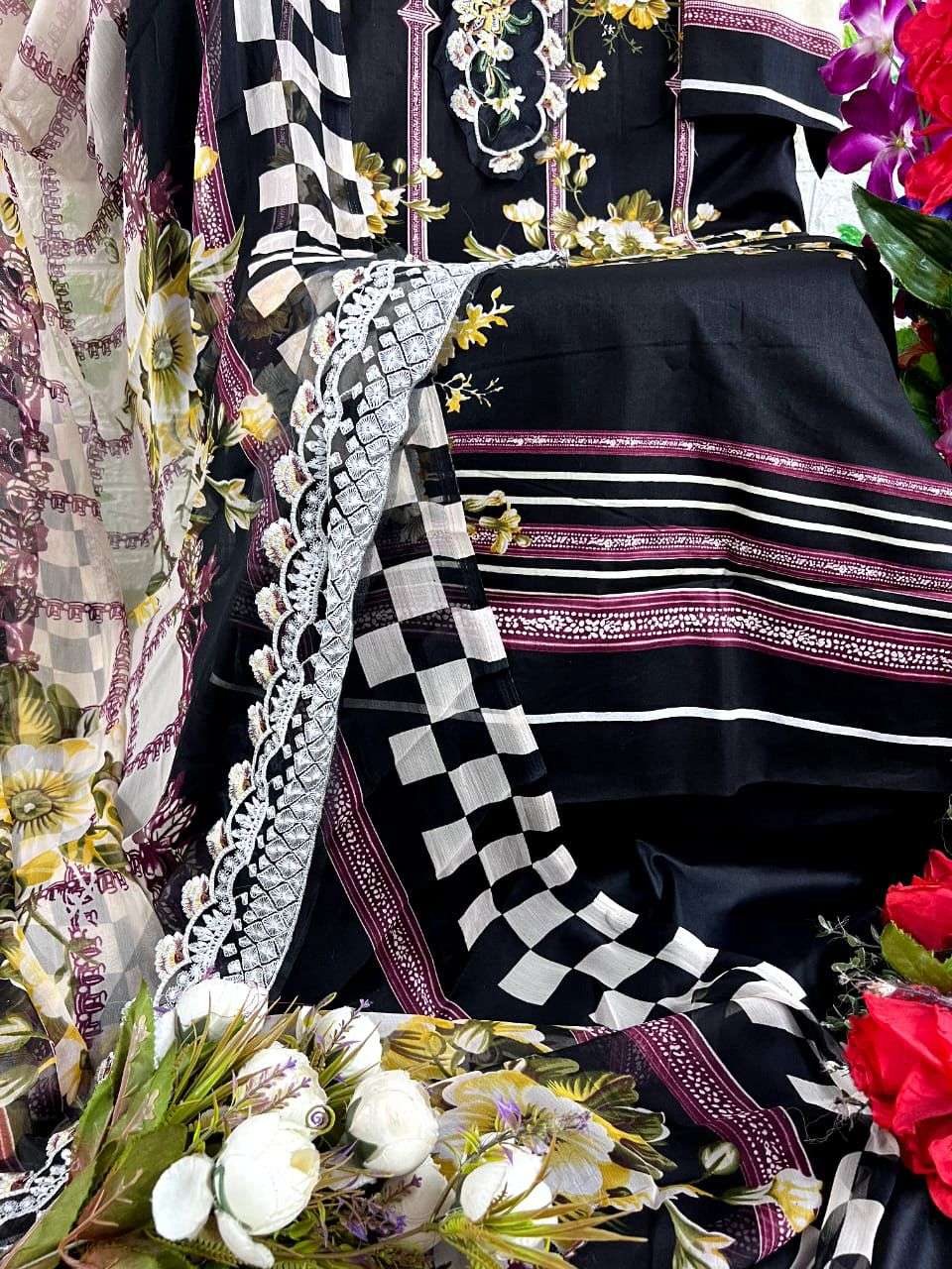 Aasha Queens Vol 1 Cotton Dress Material view 4