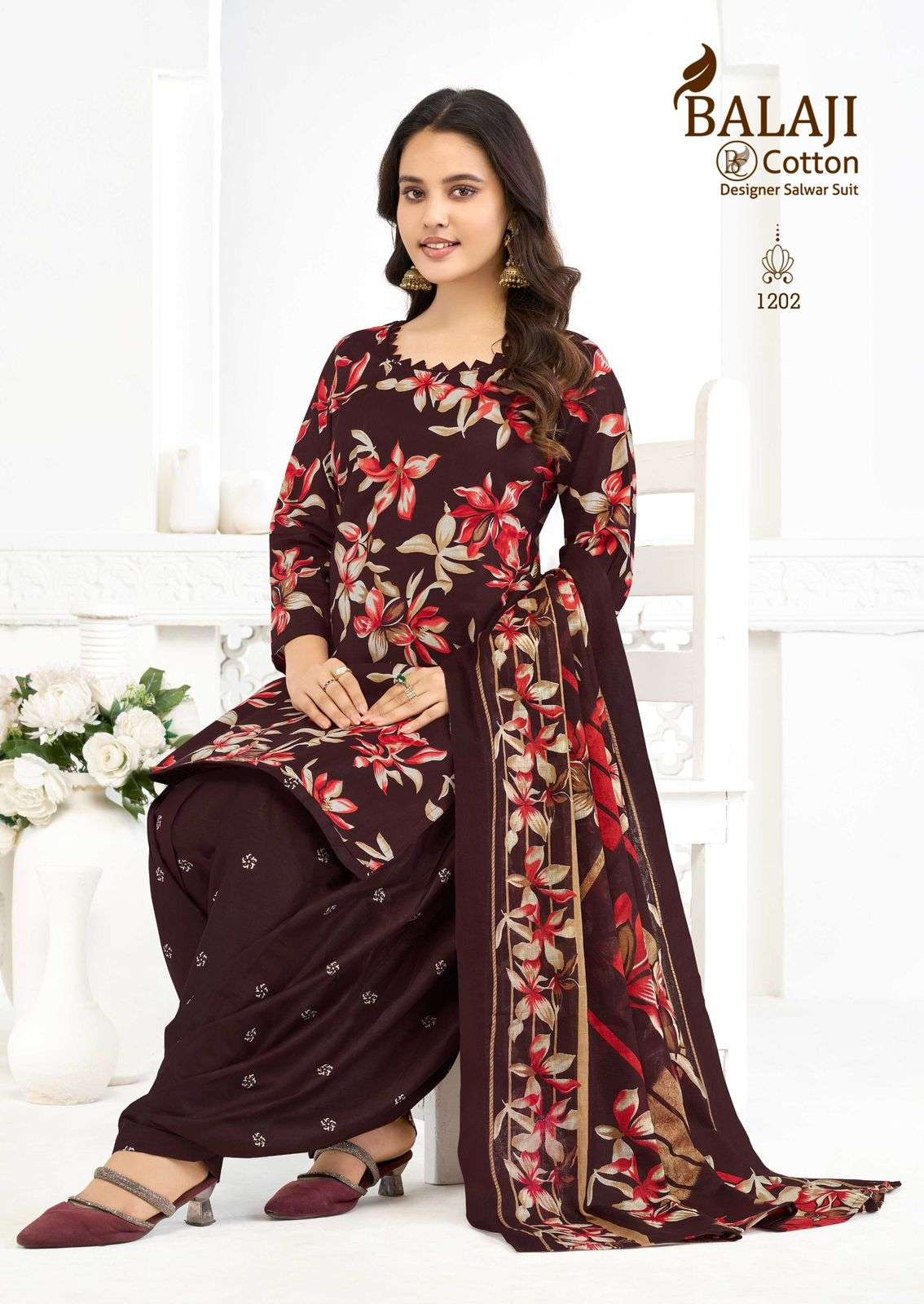Balaji Cotton Sui Dhaaga Vol 12 Unstitch Cotton Suit view 10