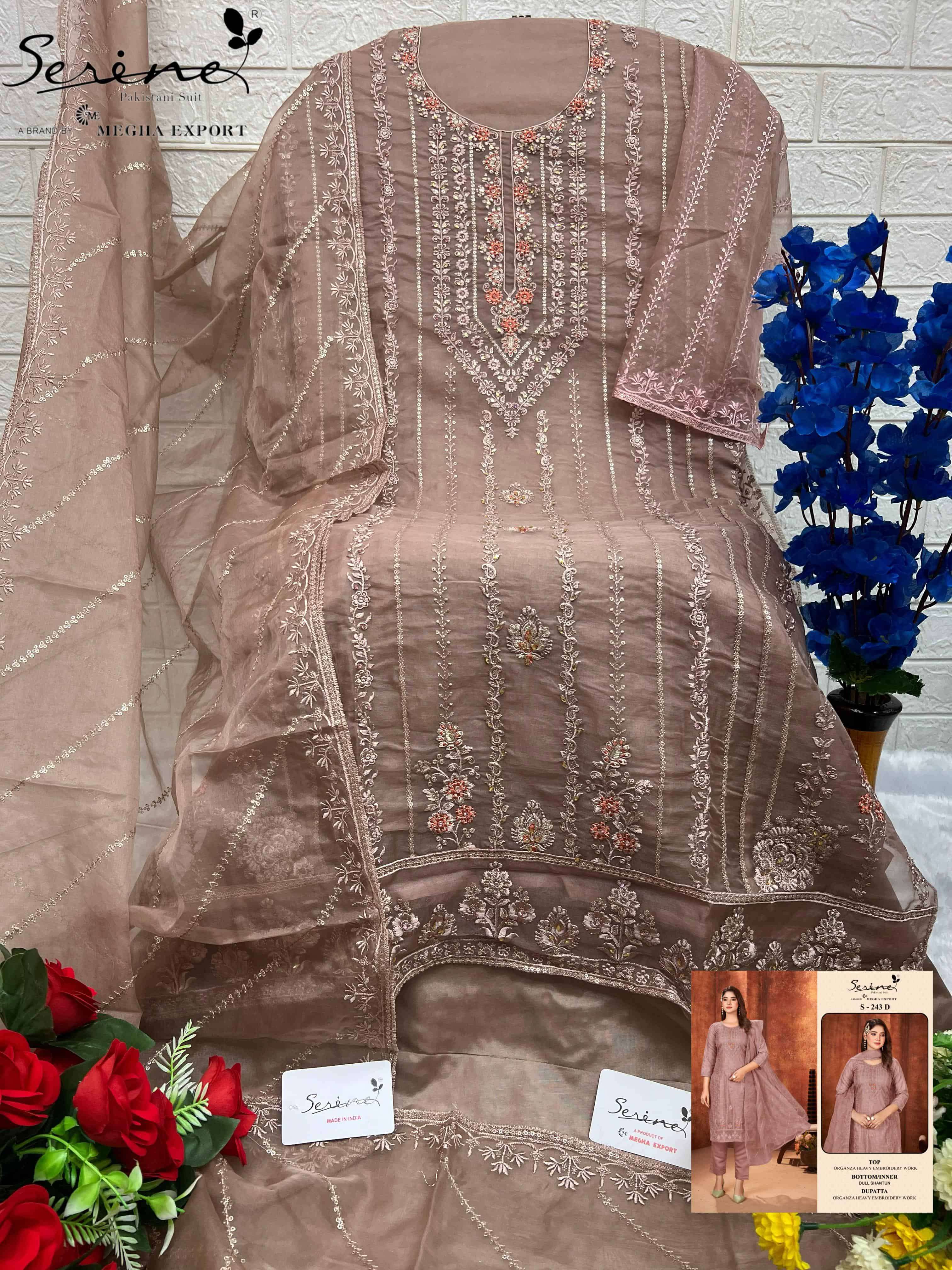 Serine S 243 D Festive Wear Style Designer Pakistani Salwar Suit Collection view 2