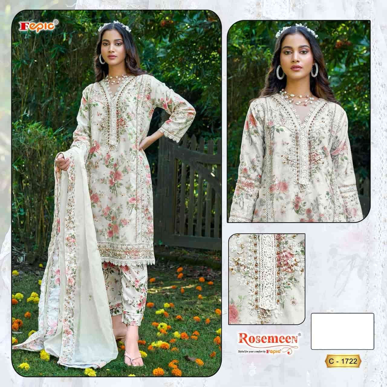 Fepic C 1722 Colors Pakistani Style Fancy Designer Salwar Suit Online view 2