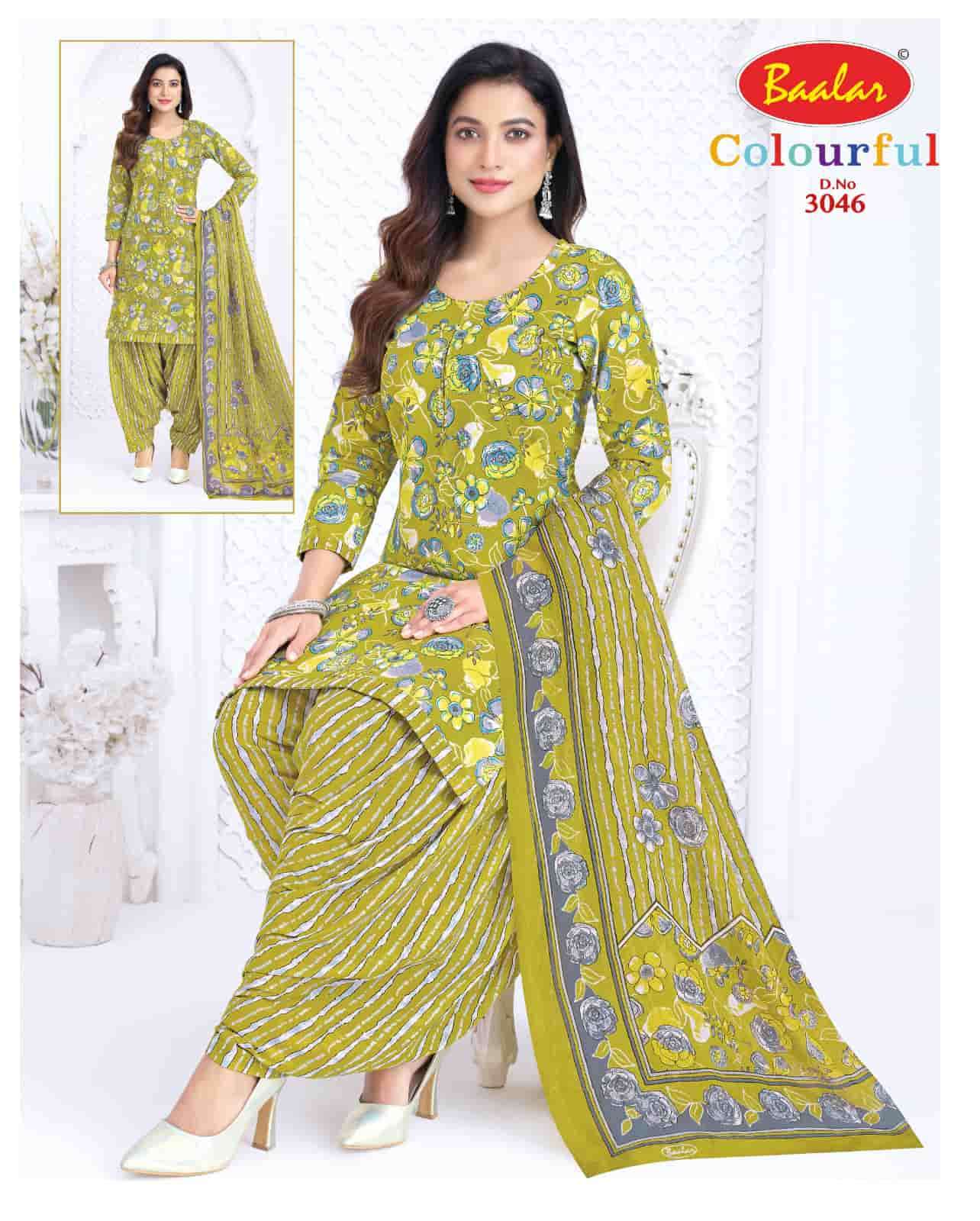 Baalar Colourful Vol 30 Pure Cotton Unstitch Salwar Suit view 33