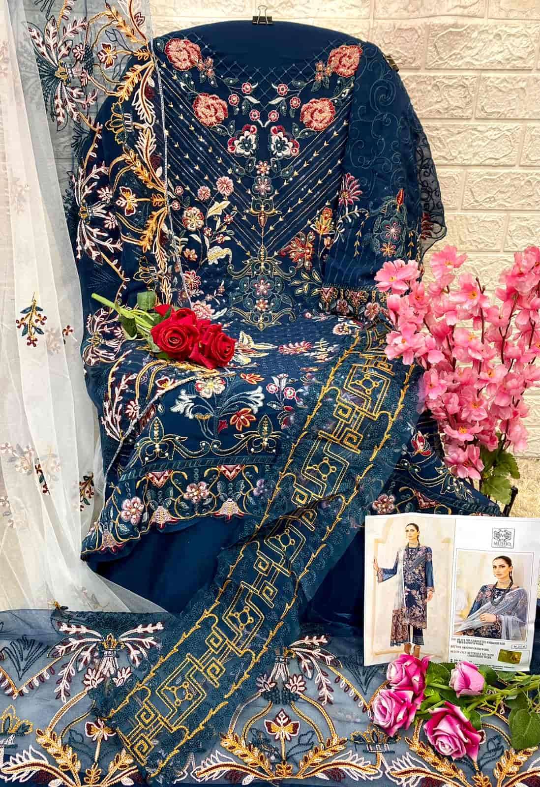 Mushq M 257 Colors Pakistani Exclusive Designer Suit Online view 4