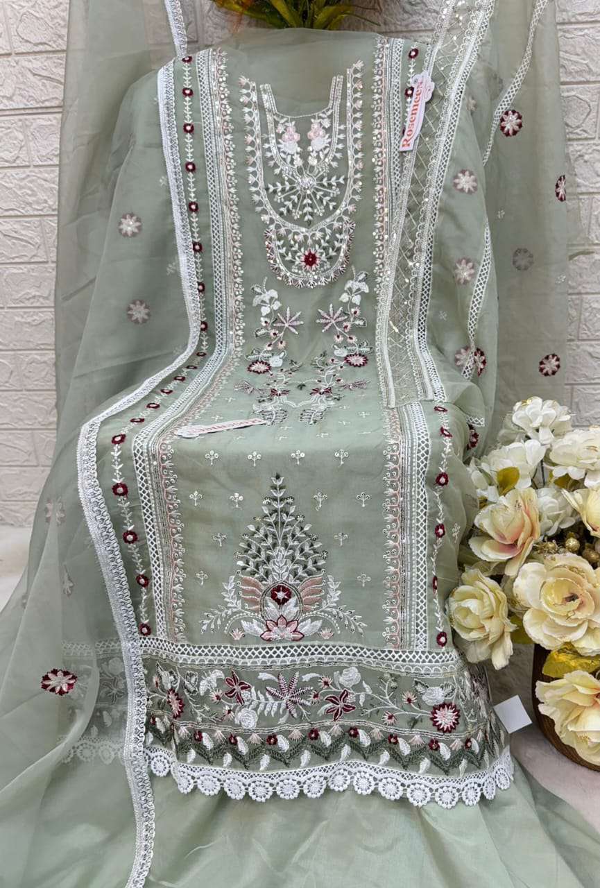 Fepic C 1728 Colors Fancy Organza Pakistani Salwar Kameez view 6