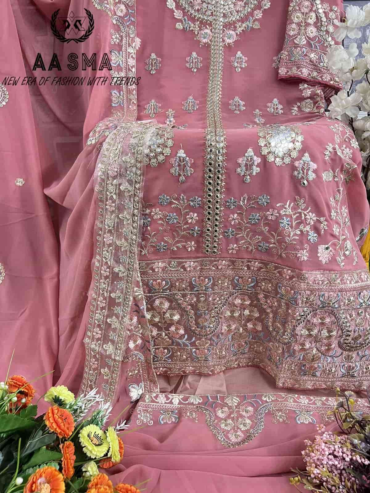 Aasma 203 C Georgette Pakistani Dress view 2