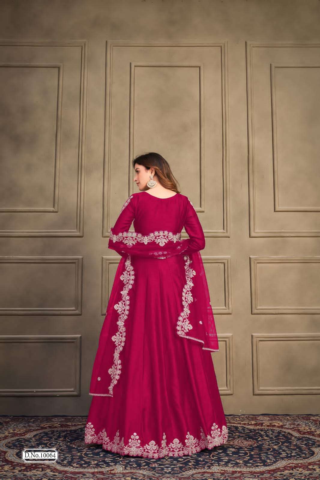 Anjubaa Vol 6 Art Silk Anarkali Party Dress view 8