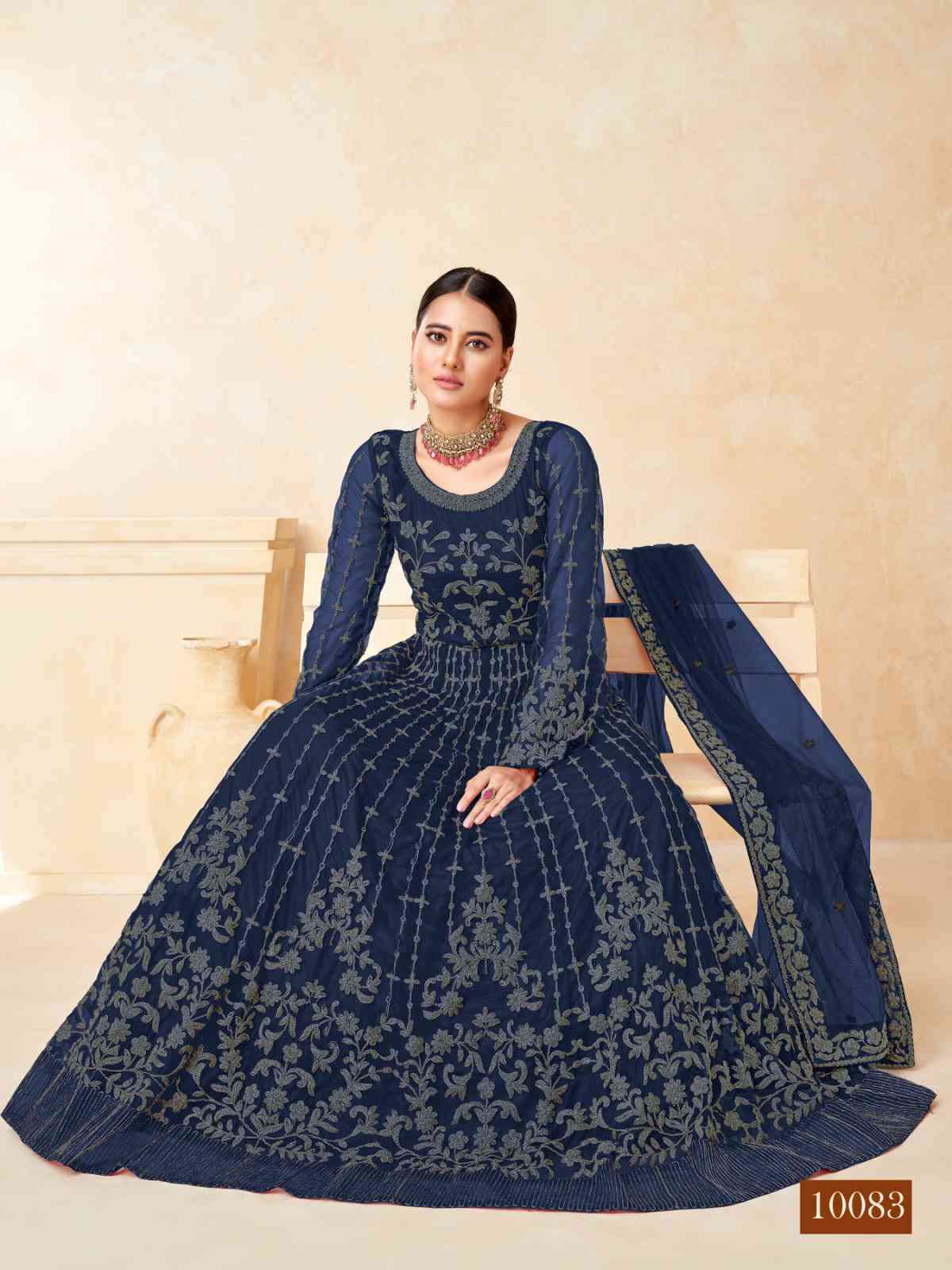 Anjubaa Vol 8 10081 To 10084 Wedding Wear Designer Gown New Collection view 11