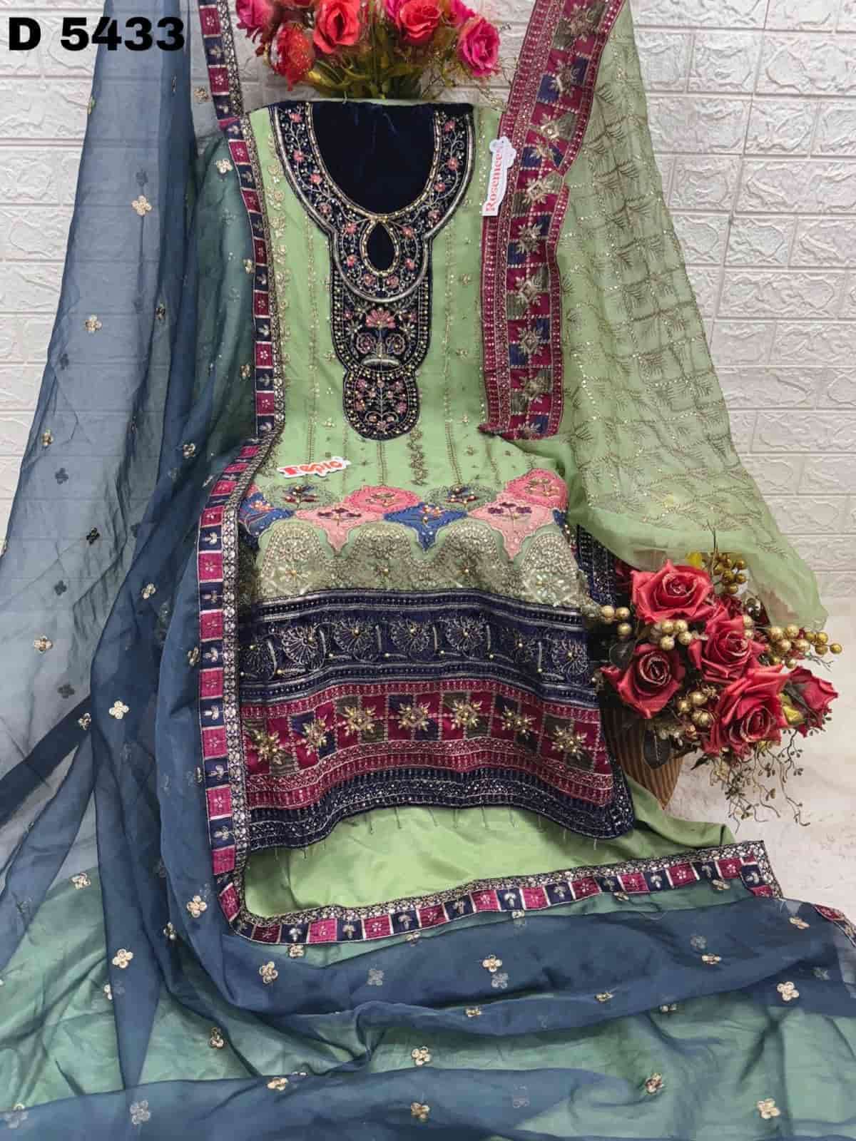 Fepic Rosemeen Organza Pakistani Designer Suit view 2