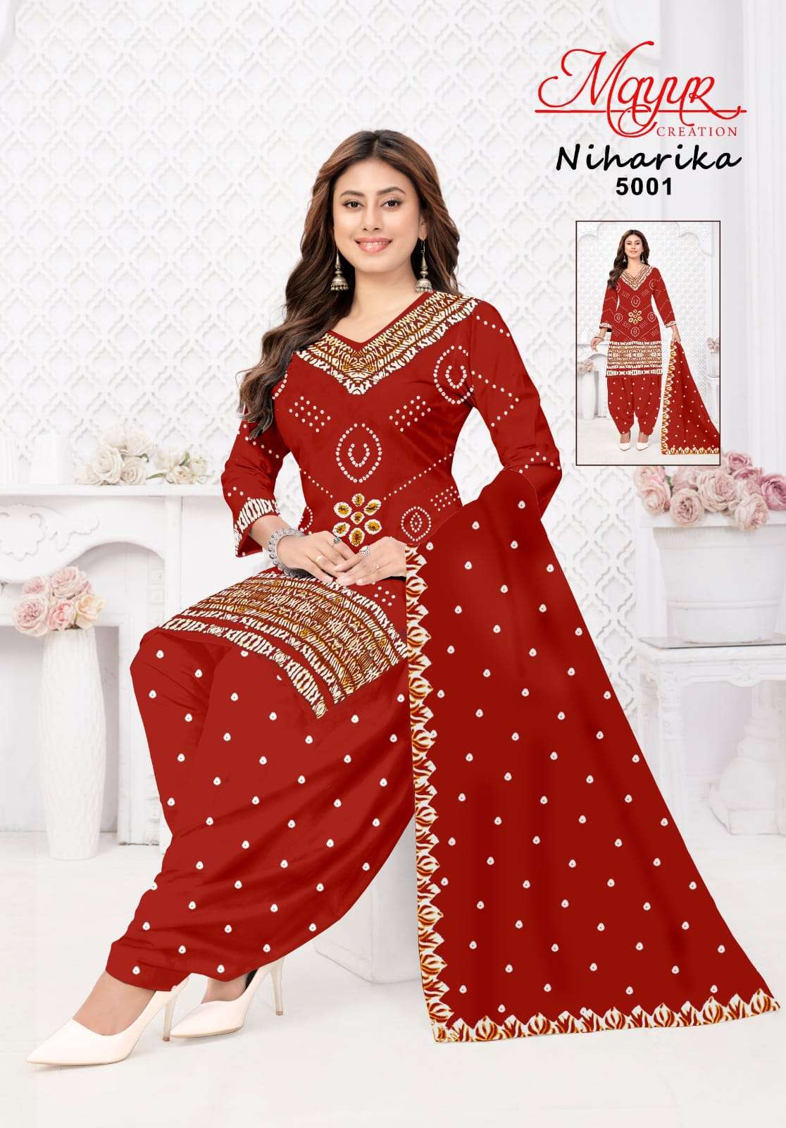 Mayur Niharika Vol 5 Pure Cotton Dress Material view 5