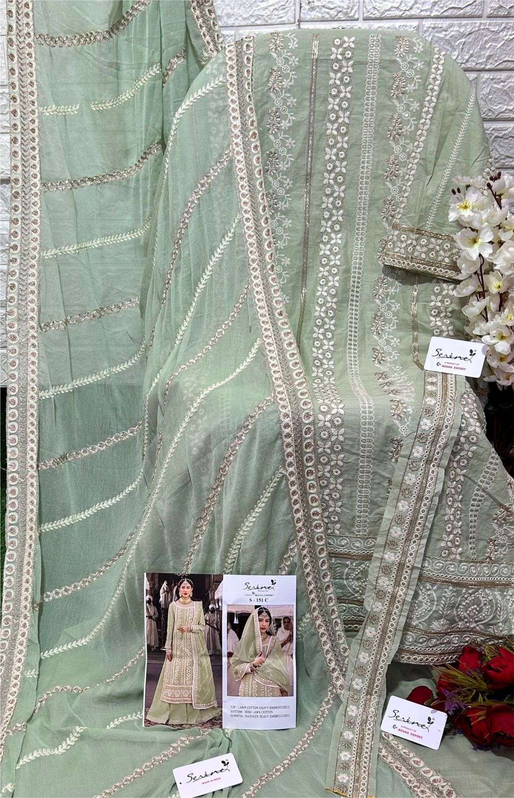 Serine S 151 Colors Pakistani Suit And Salwar view 3