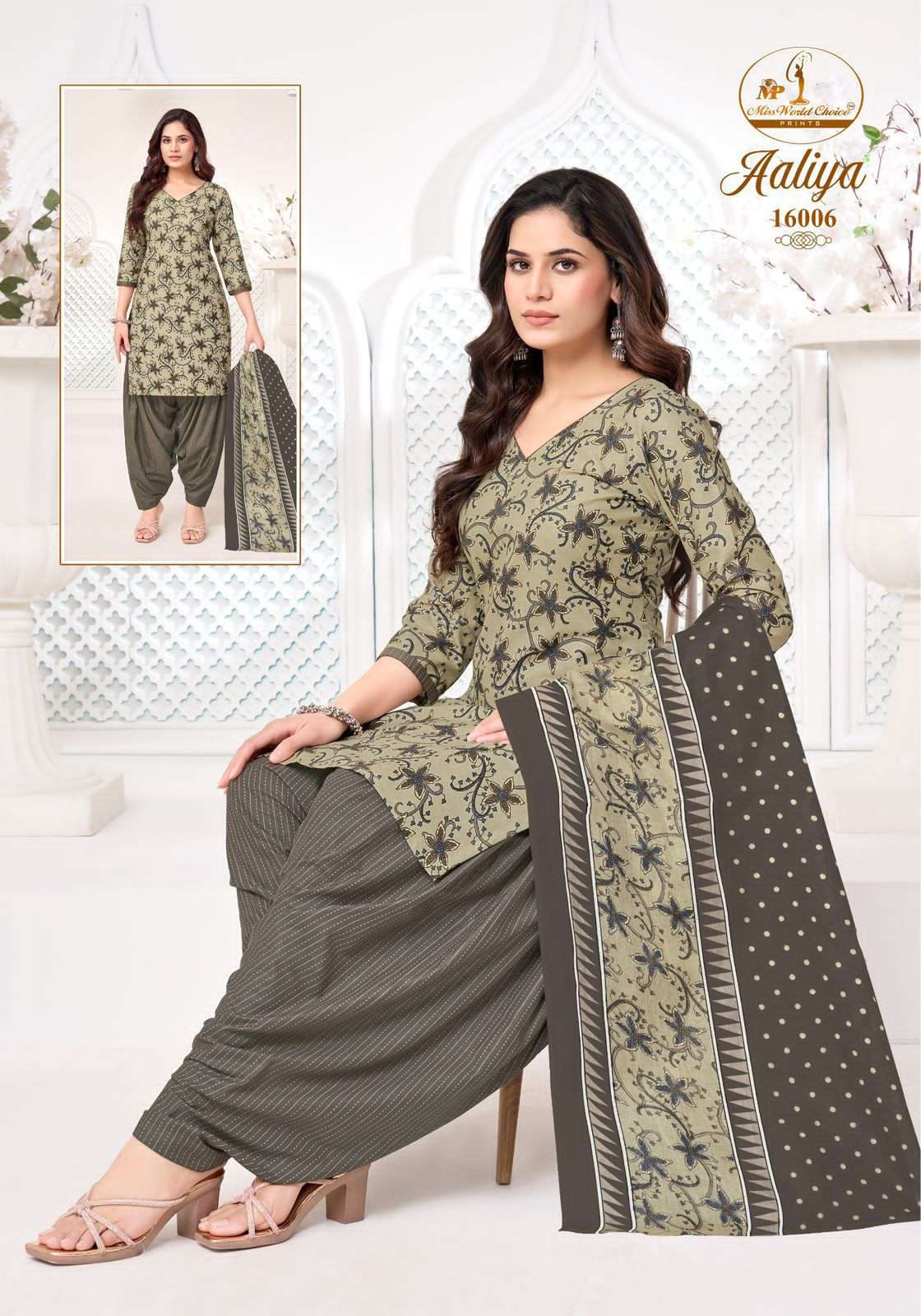 Miss World Choice Aaliya Vol 16 Pure Cotton Dress Material view 10