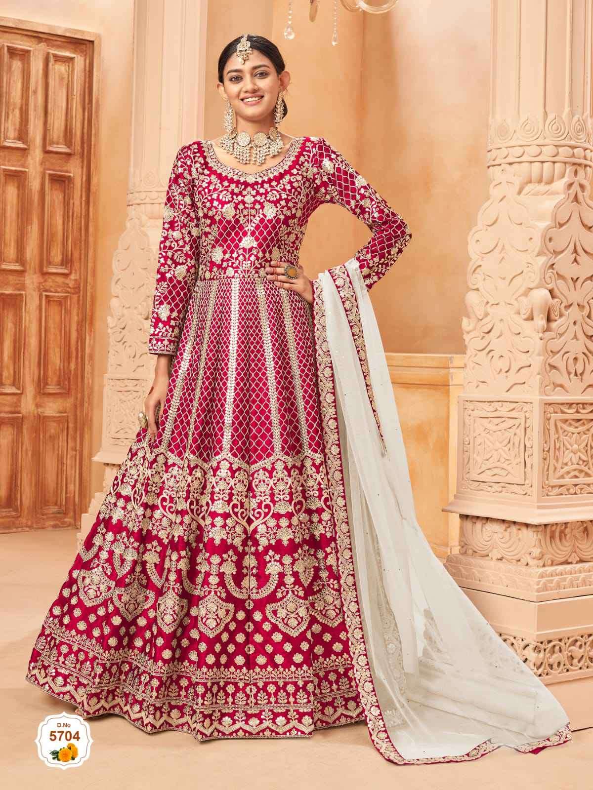 Aanaya Vol 157 Heavy Designer Bridal Wear Gown view 4
