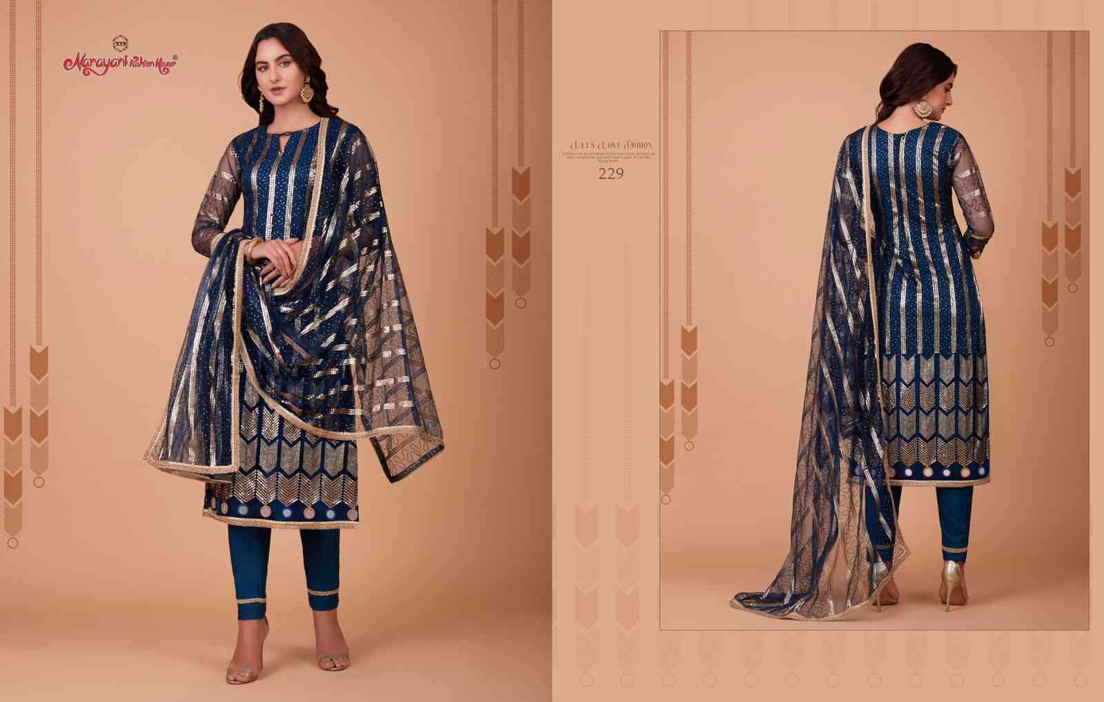 Narayani Zehra Vol 3 Heavy Net Party Wear Unstitch Dress New Designs view 3