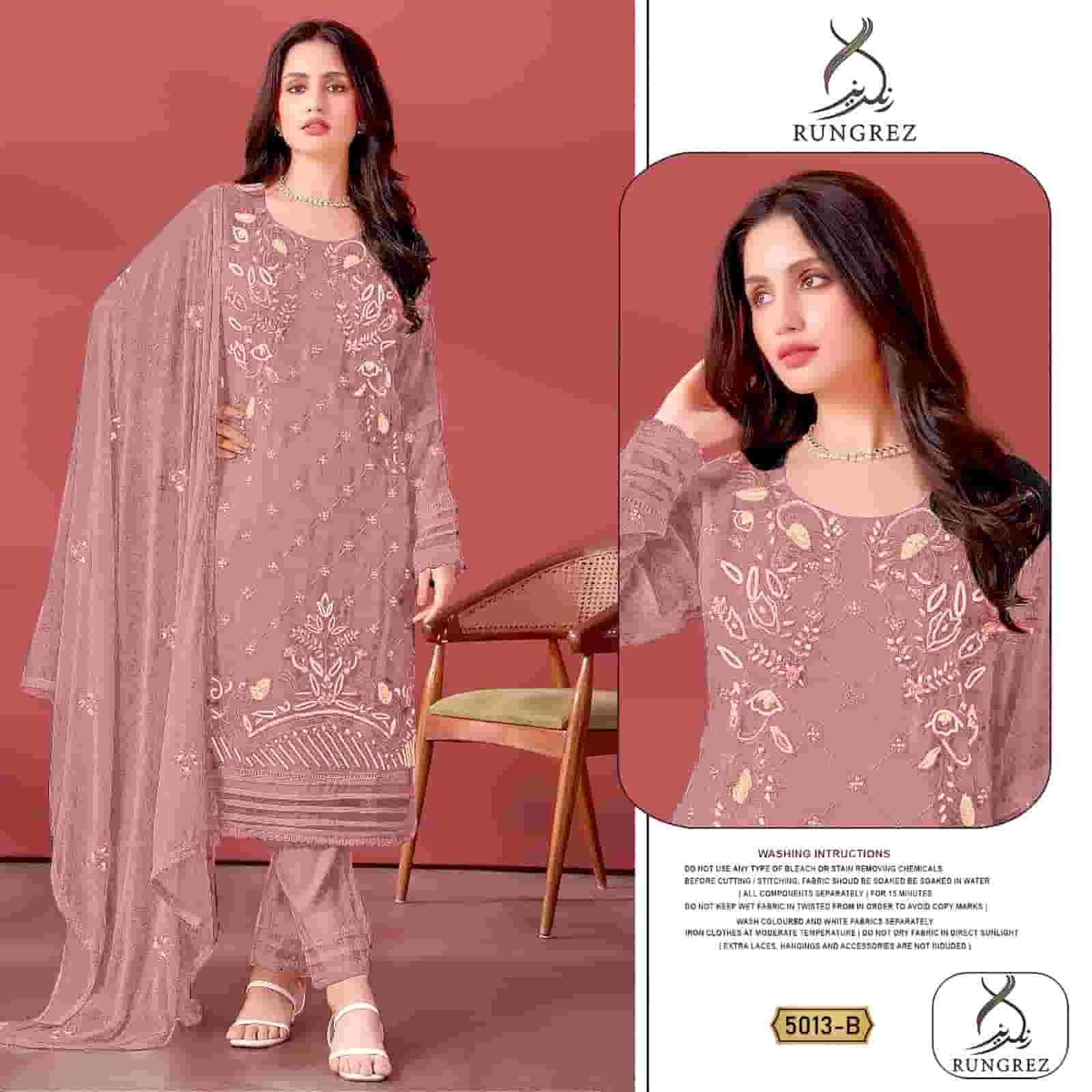 Rungrez 5013 B Pakistani Designer Salwar Suit view 2