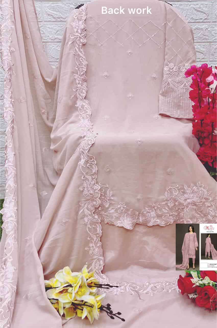 Motifz 417 Colors Festive Wear Style Designer Pakistani Salwar Suit Online Wholesalers view 8