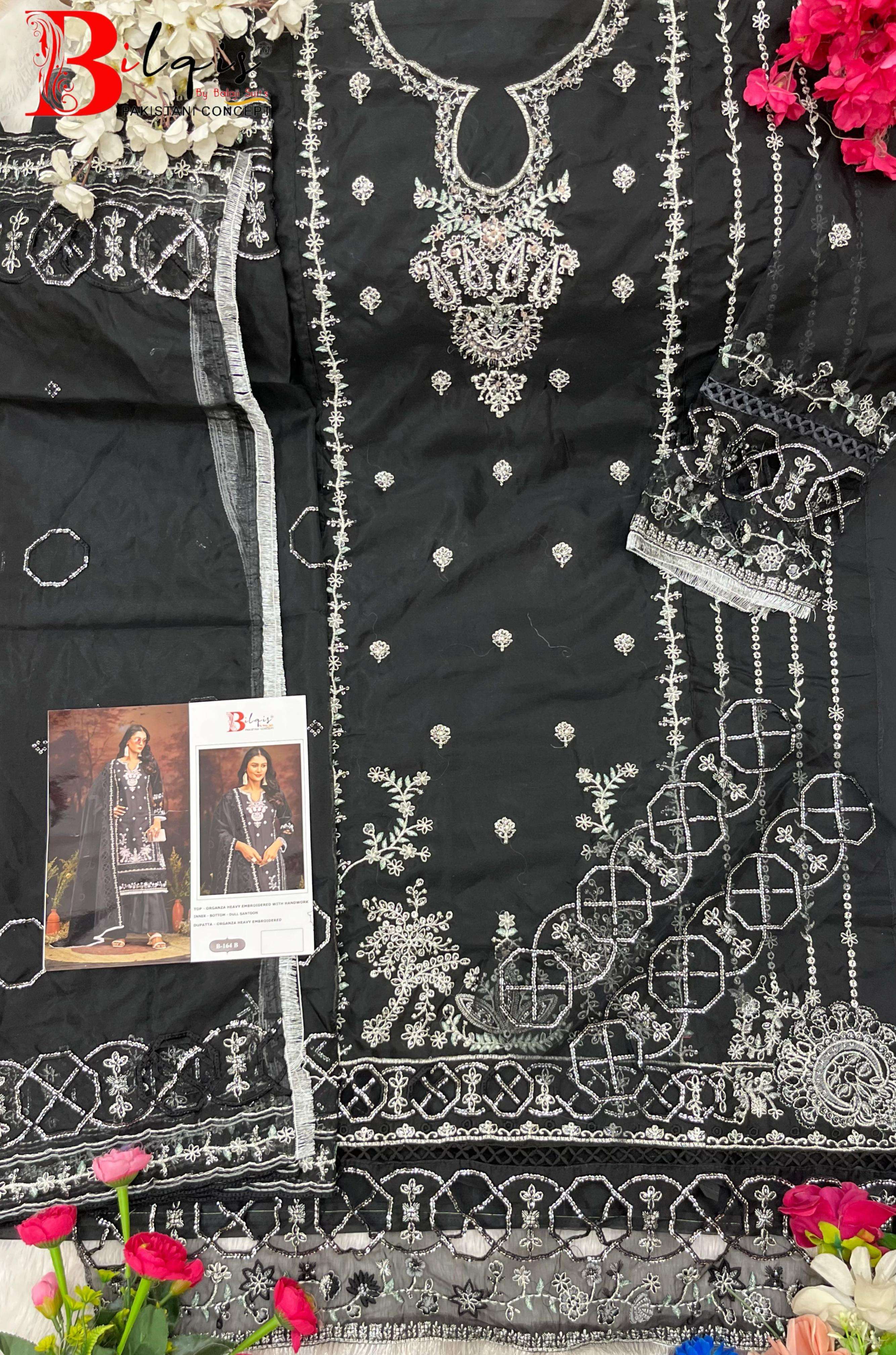 Bilqis B 164 Colors Heavy Designer Pakistani Suit Salwar New Collection Price view 4