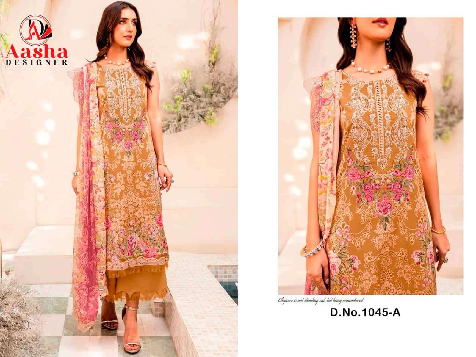 Aasha Designer Needle Wonder Lawn Collection Vol 2 Summer Wear Pakistani Suit view 7