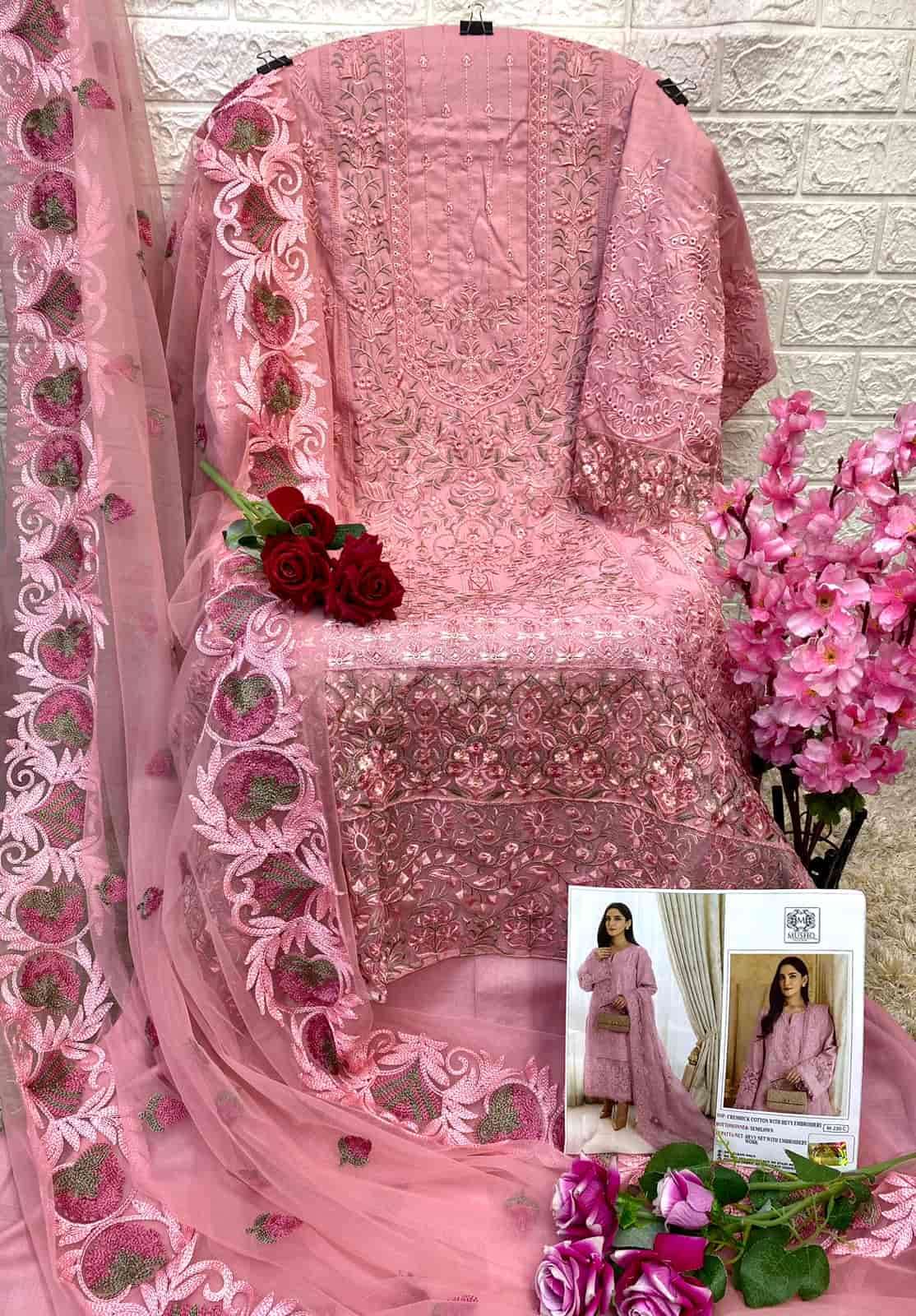 Mushq M-230 C Cotton Embroidered Suit view 2