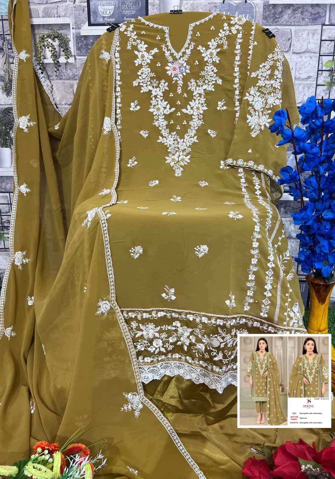 Deepsy D-2012 Embroidered Pakistani Festive Suit view 9