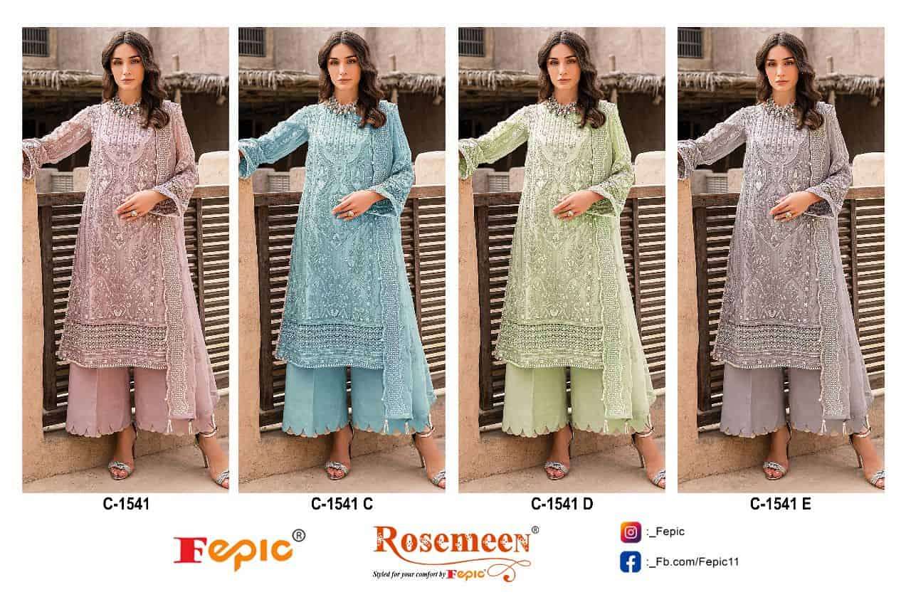 Fepic C 1541 Colors Exclusive New Pakistani Salwar Suit Wholasaler view 5