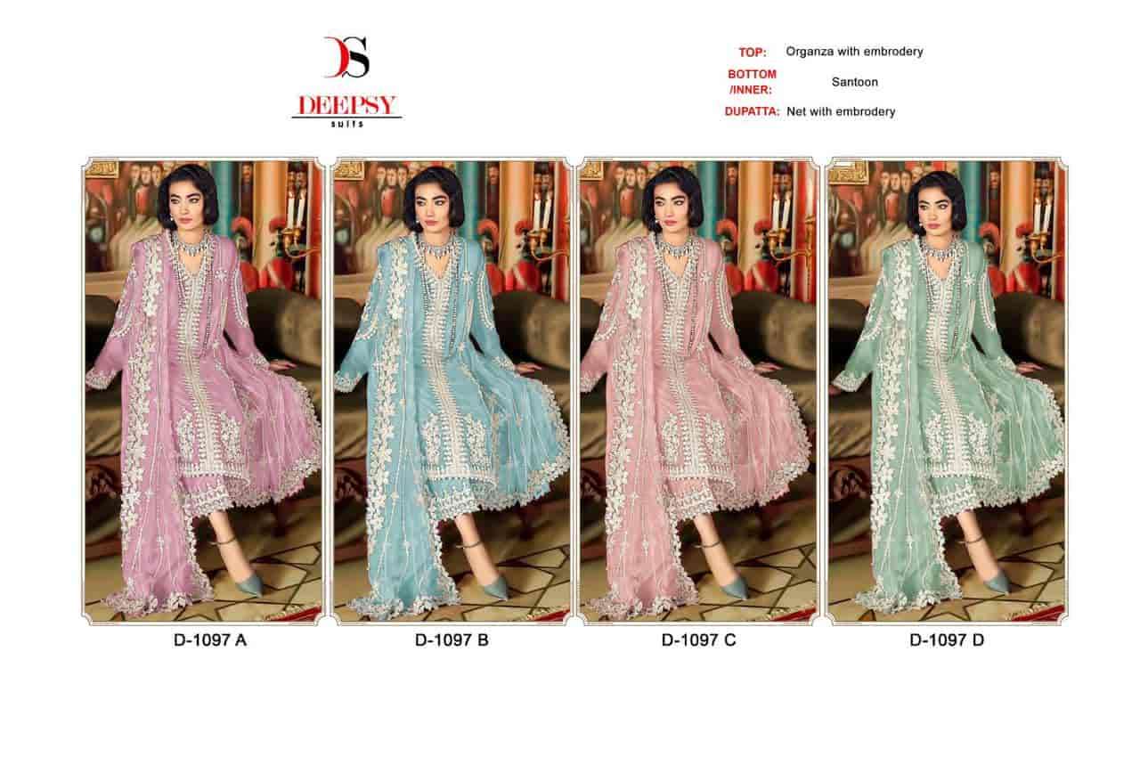 Deepsy D 1097 Colors Pakistani Party Wear Style Designer Pakistani Suit Exporter view 5