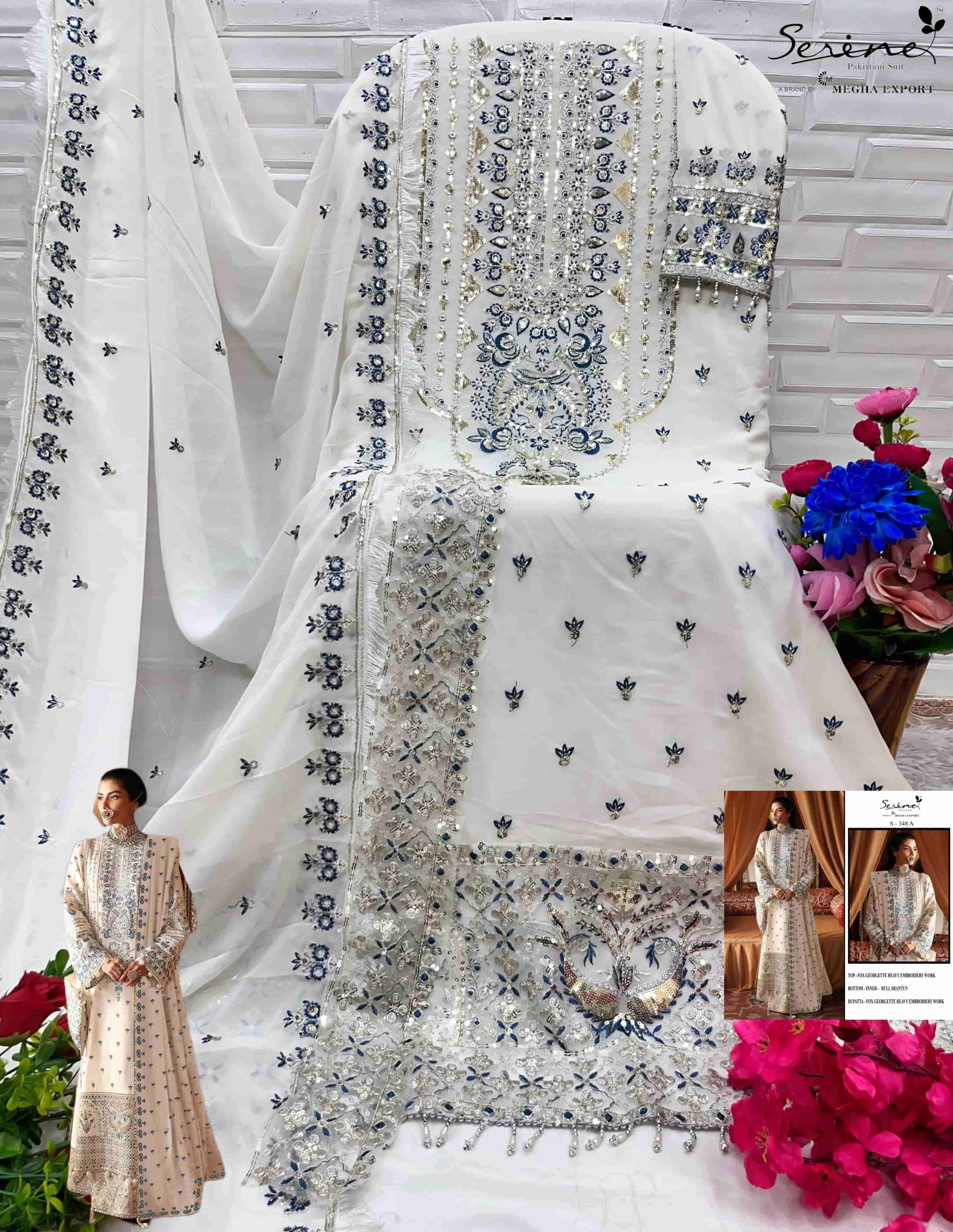 Serine S 348 Exclusive Heavy Designer Style Pakistani Salwar Suit Ensemble