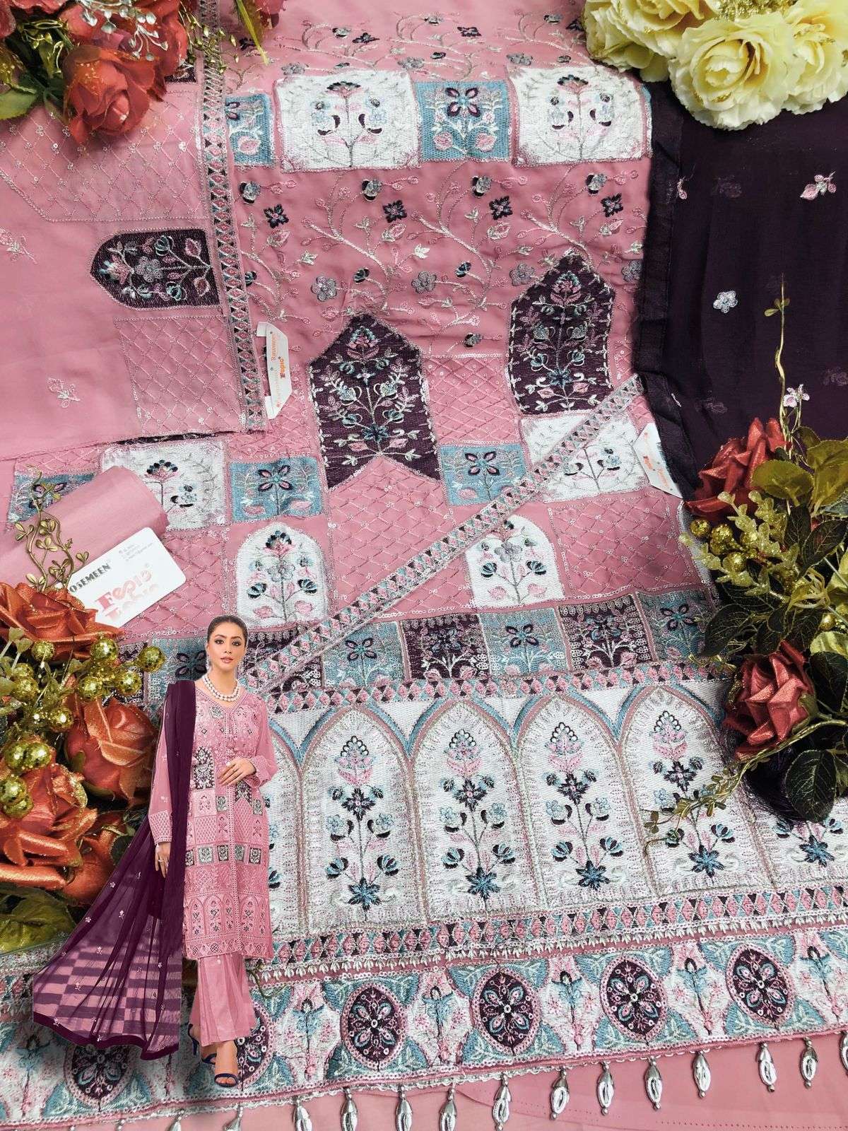 Fepic Rosemeen Pakistani Partywear Suit view 4