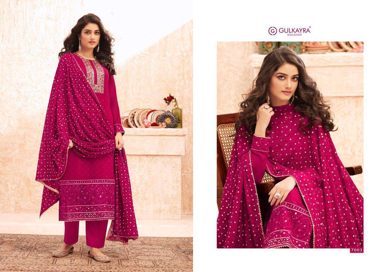 Gulkayra Nazmin Straight Suit party Wear Collection at Best Rate view 7