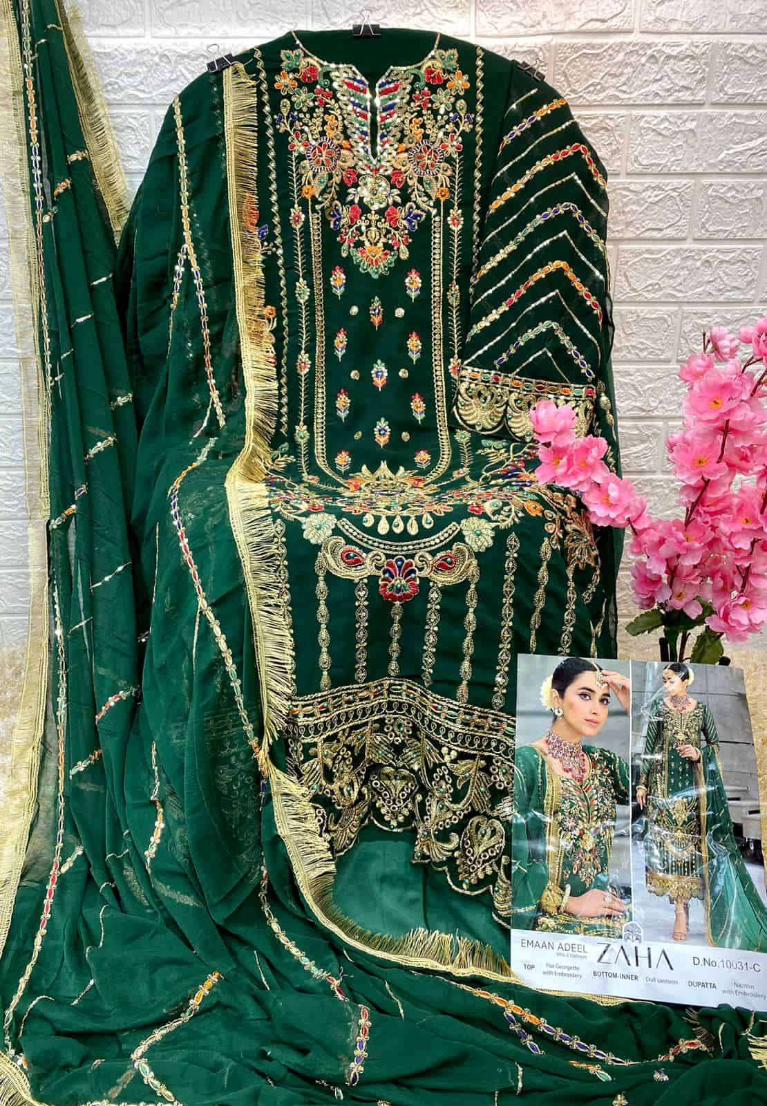 Zaha Emaan Adeel Vol 2 Collors Pakistani Collection Suit view 4
