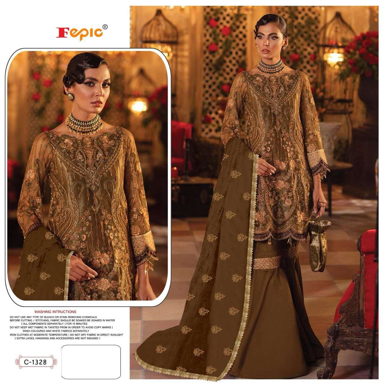 Fepic C 1328 Latest Designer Pakistani Suit New Collection view 2