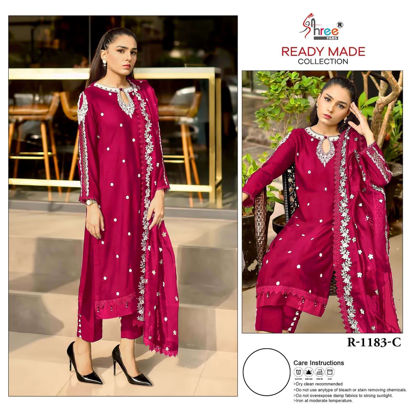 Shree Fabs Festive Readymade Salwar Suit view 5