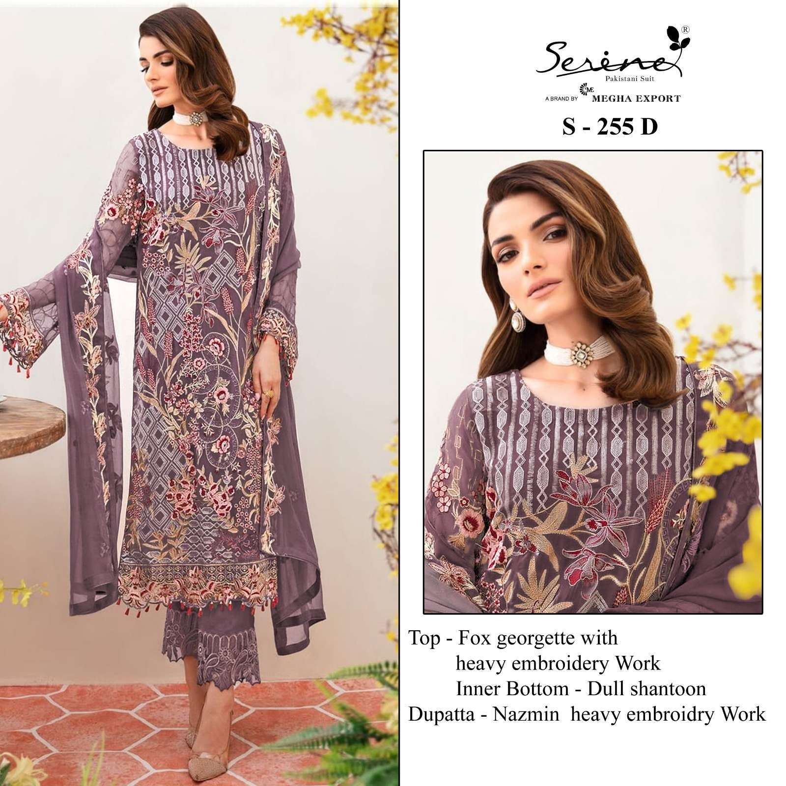 Serine S 255 Colors New Designs Pakistani Dress Festive Collection view 2